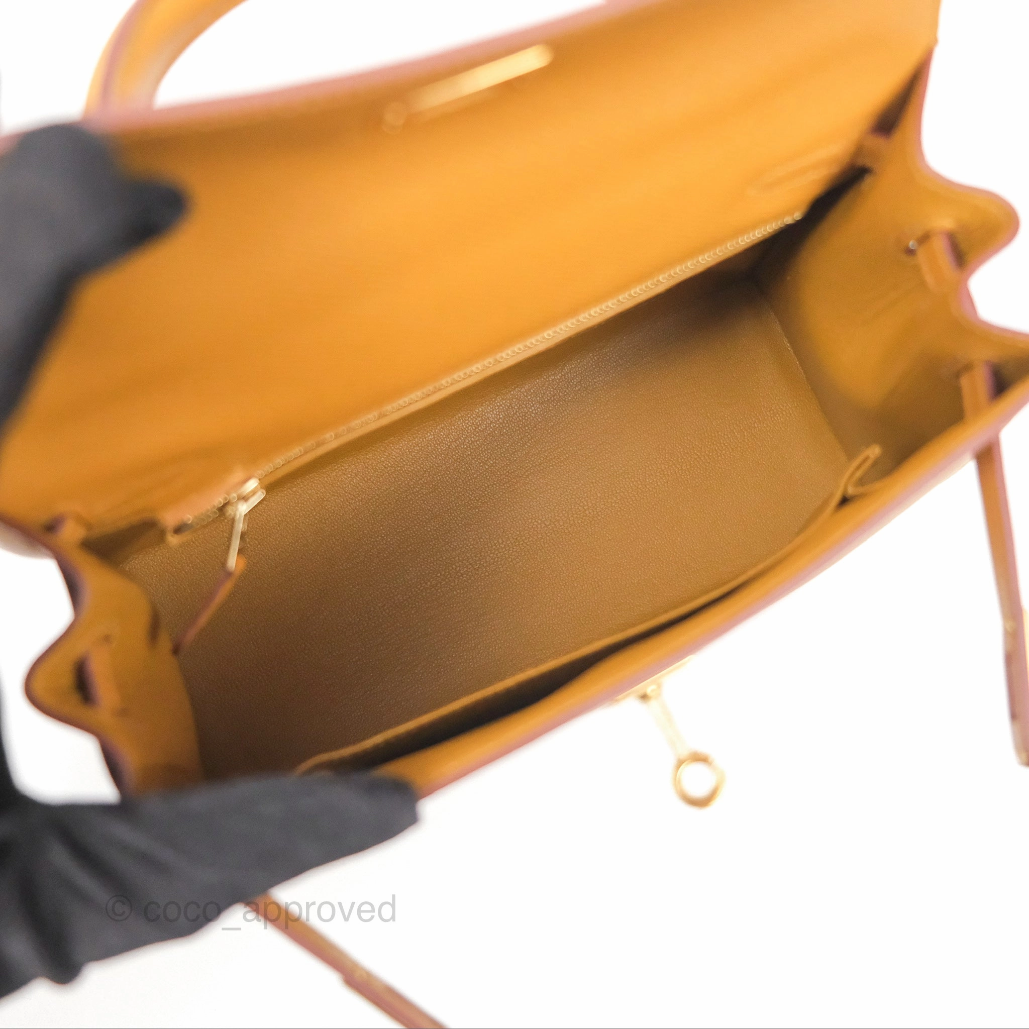 Herms Sellier Kelly 25 Sesame 2S Epsom Gold Hardware