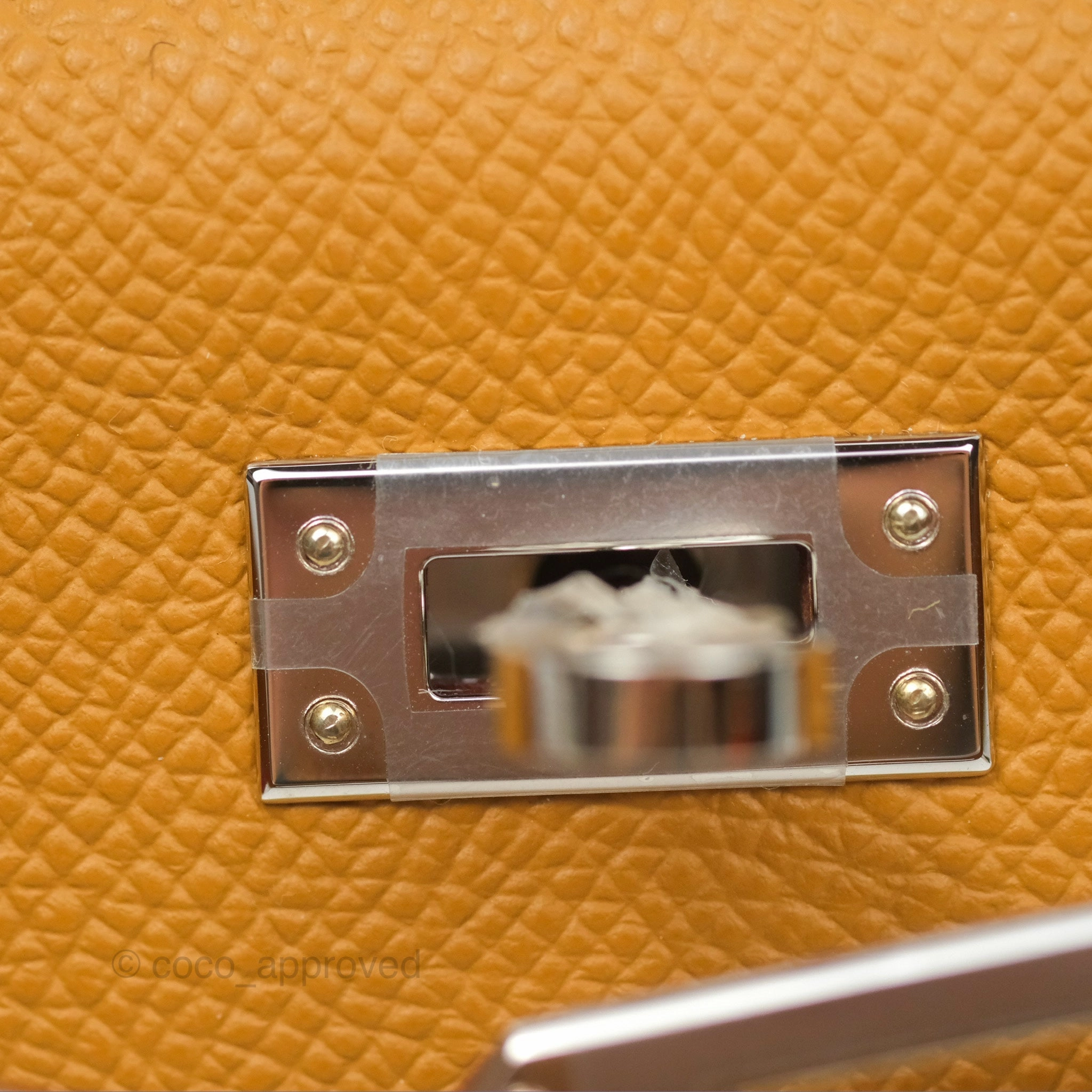 Herms Sellier Kelly 25 Sesame 2S Epsom Palladium Hardware
