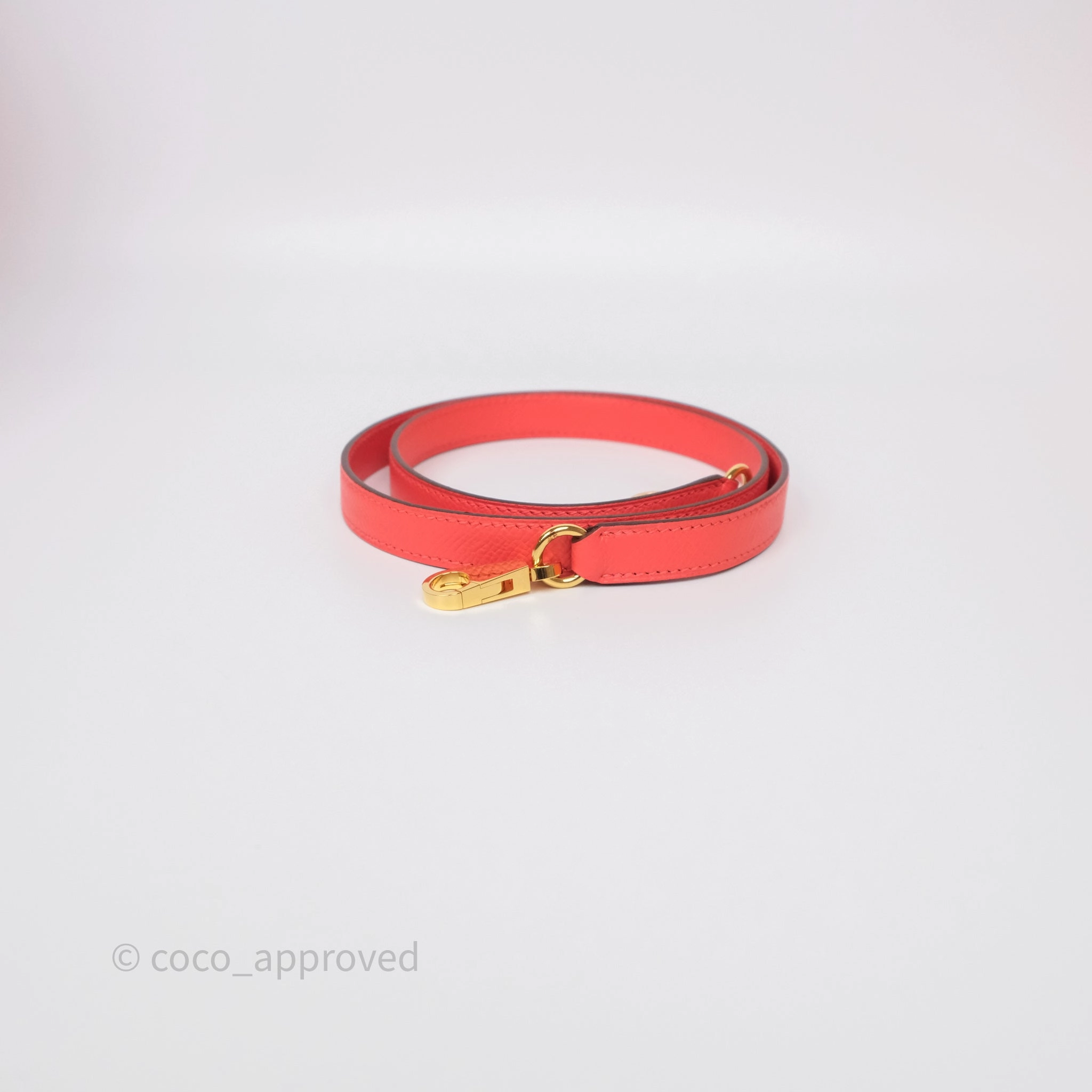 Herms Sellier Kelly 28 Rose Jaipur Epsom Gold Hardware