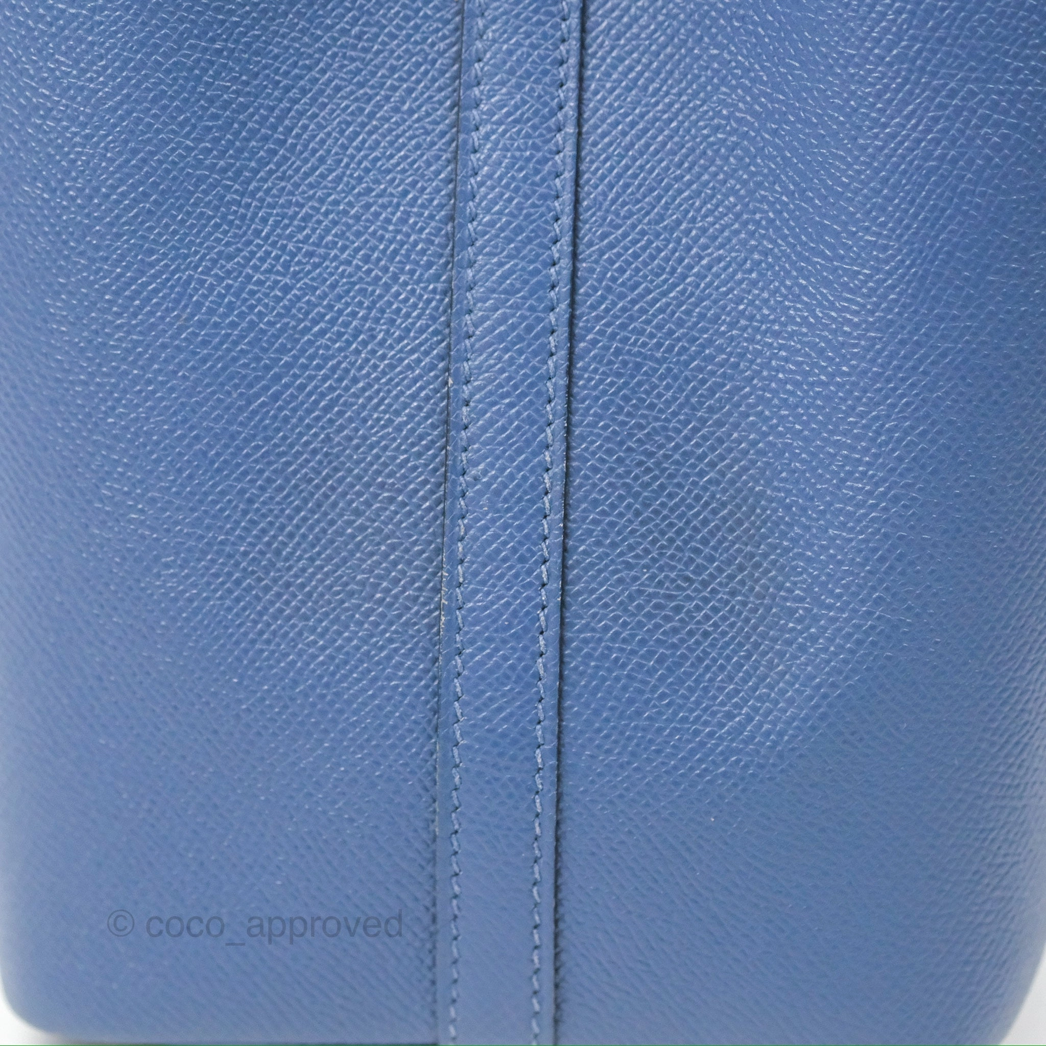 Herms Tressage De Cuir Picotin Lock 18 Bleu Encre/Brique/Black Epsom Palladium Hardware
