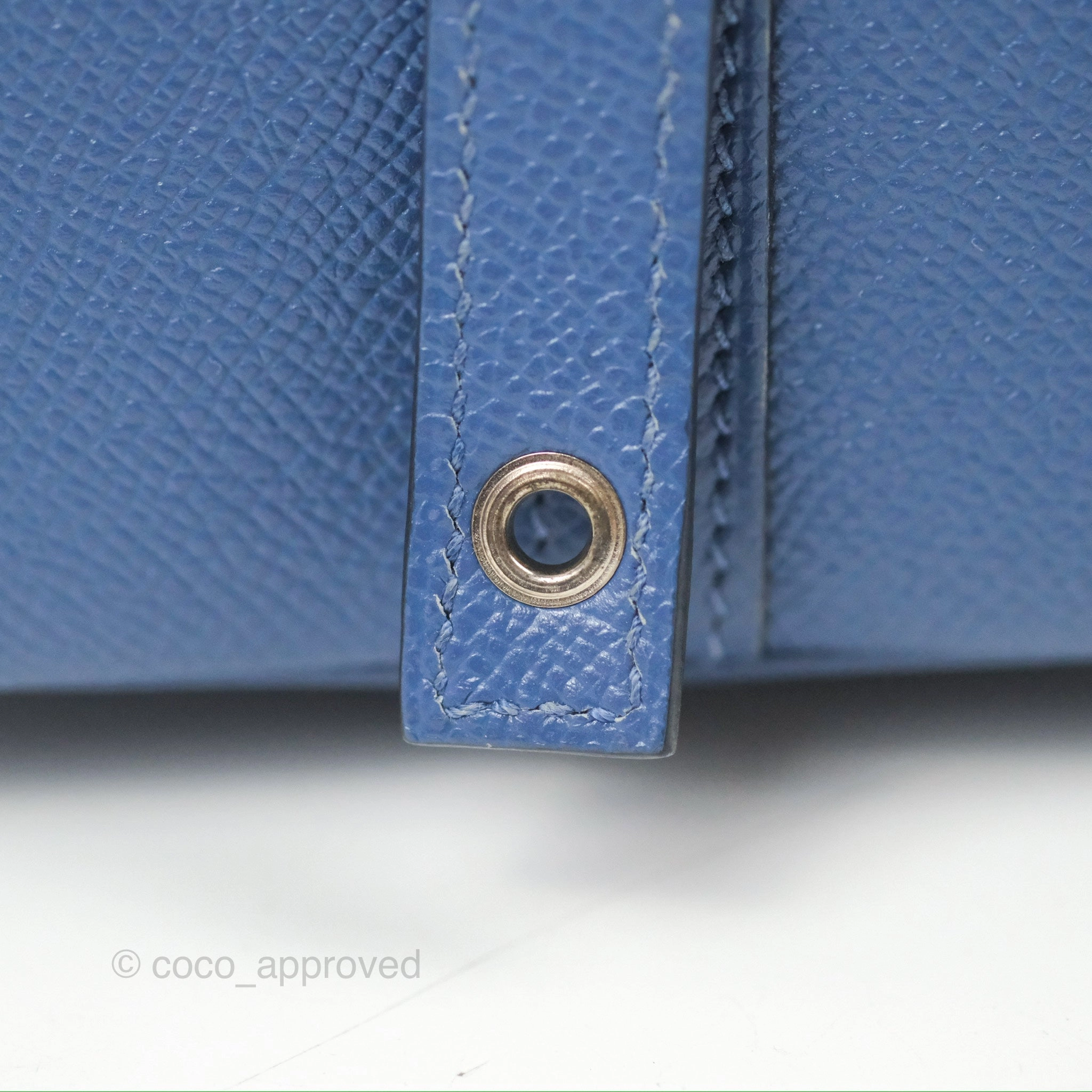 Herms Tressage De Cuir Picotin Lock 18 Bleu Encre/Brique/Black Epsom Palladium Hardware