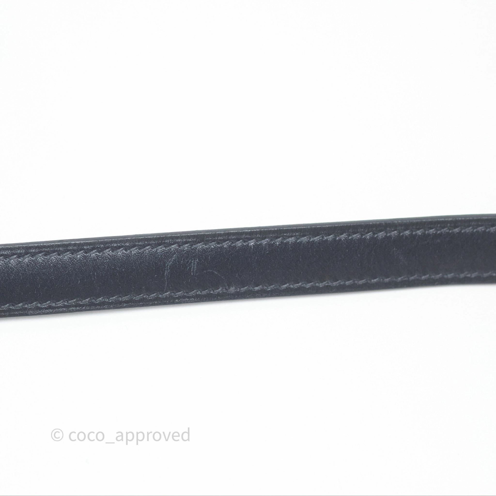 Herms Vintage Kelly 32 Retourn Navy/Purple Box Leather Palladium Hardware