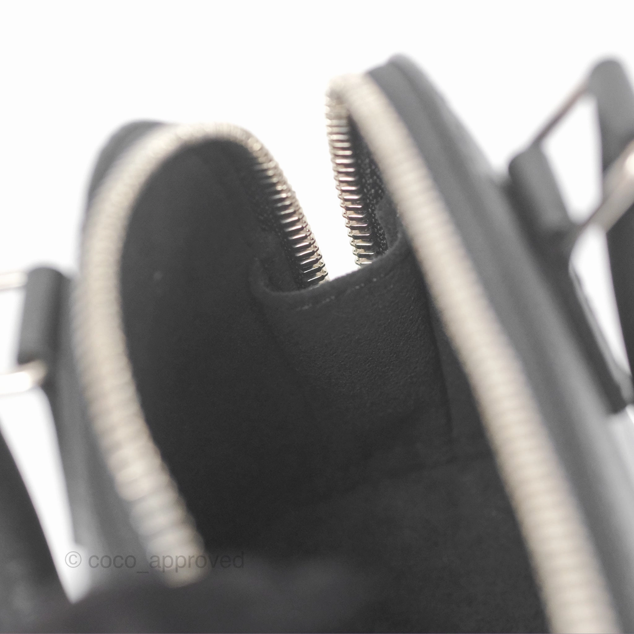 Louis Vuitton Alma Nano Black Silver Hardware