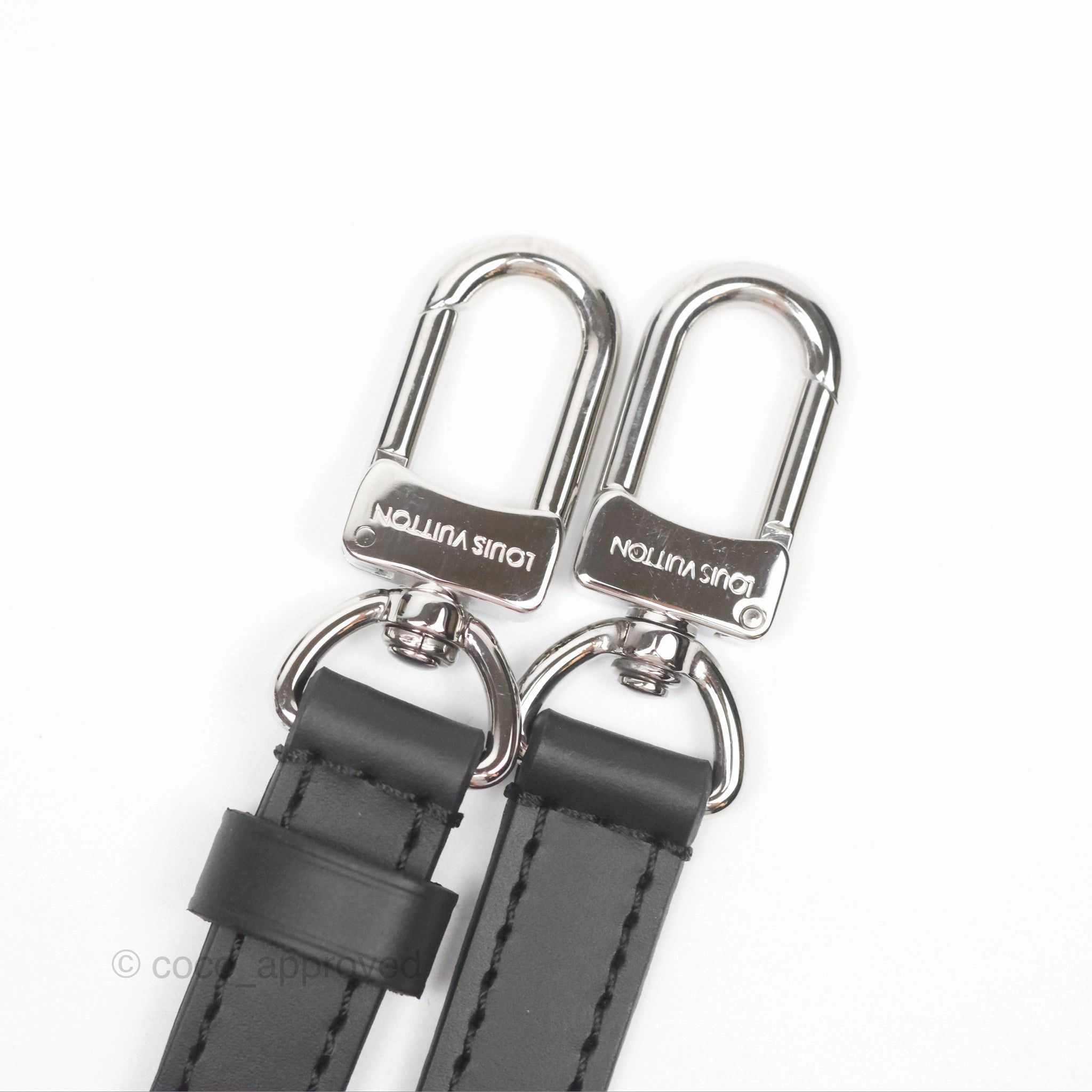Louis Vuitton Alma Nano Black Silver Hardware