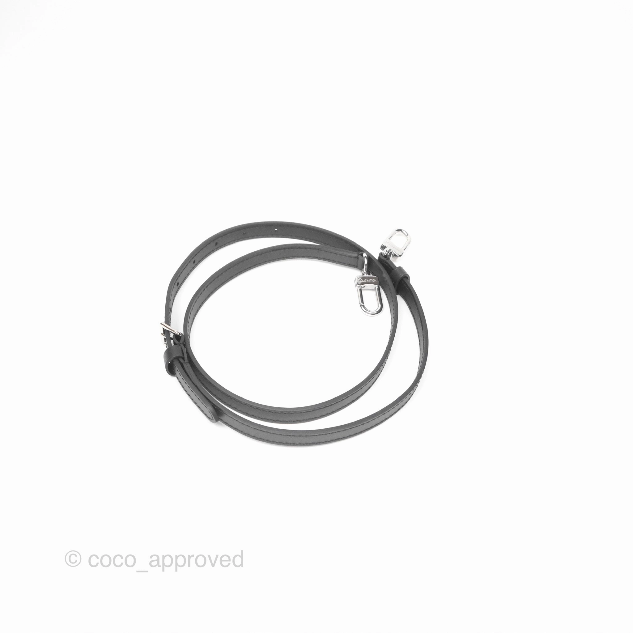 Louis Vuitton Alma Nano Black Silver Hardware