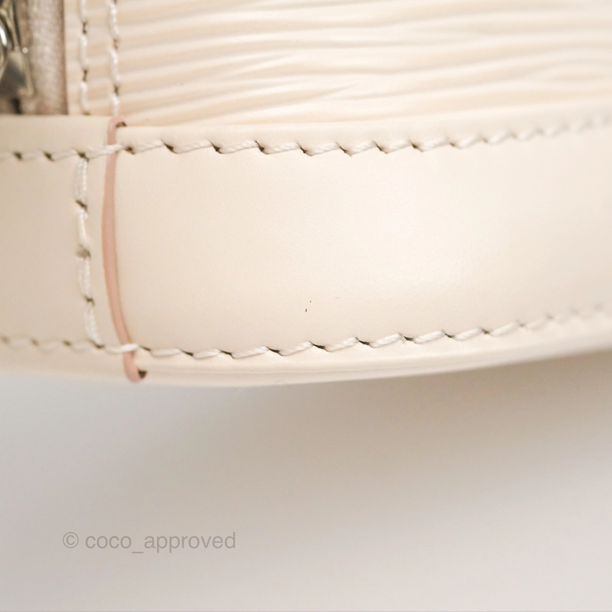 Louis Vuitton Alma Nano Quartz Silver Hardware