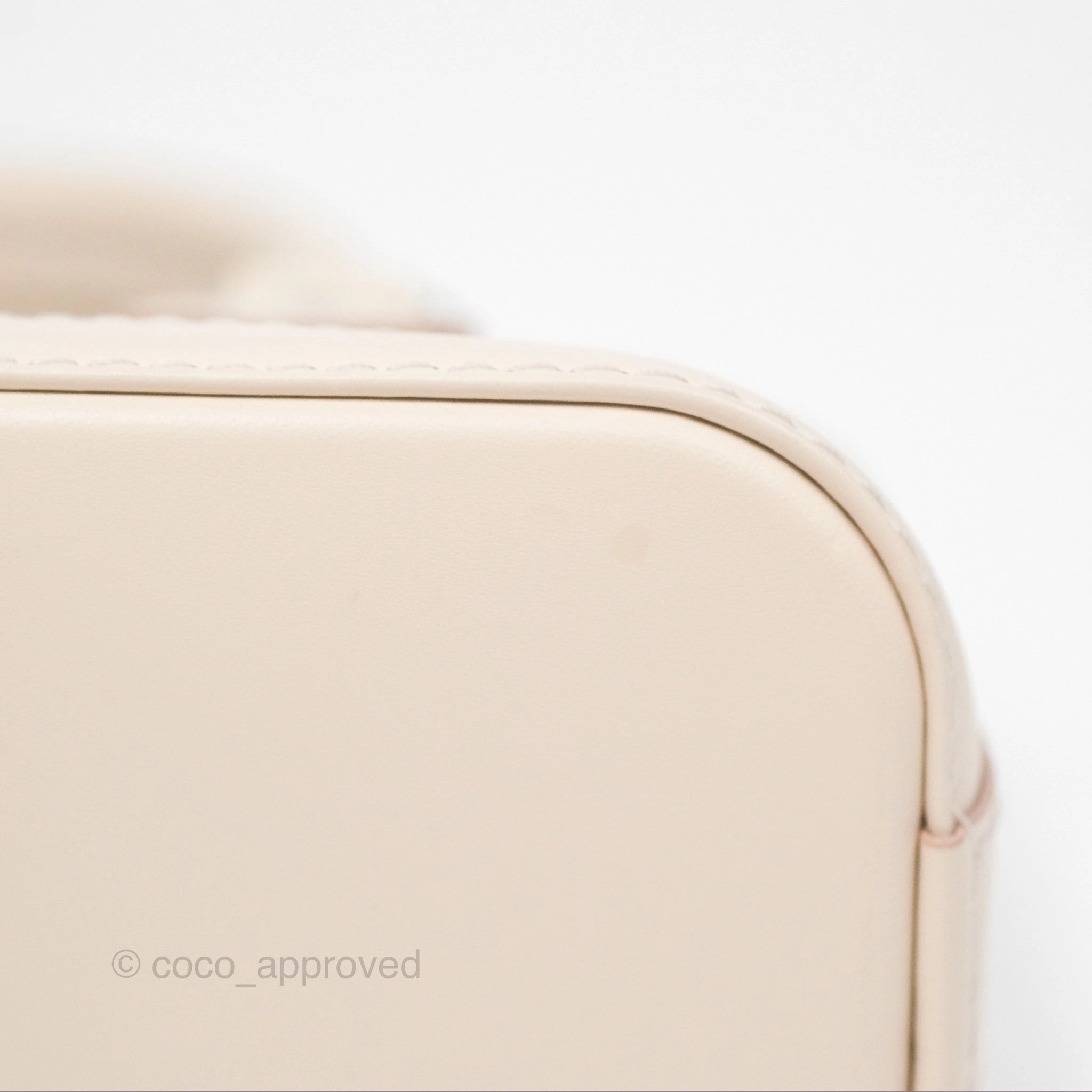 Louis Vuitton Alma Nano Quartz Silver Hardware