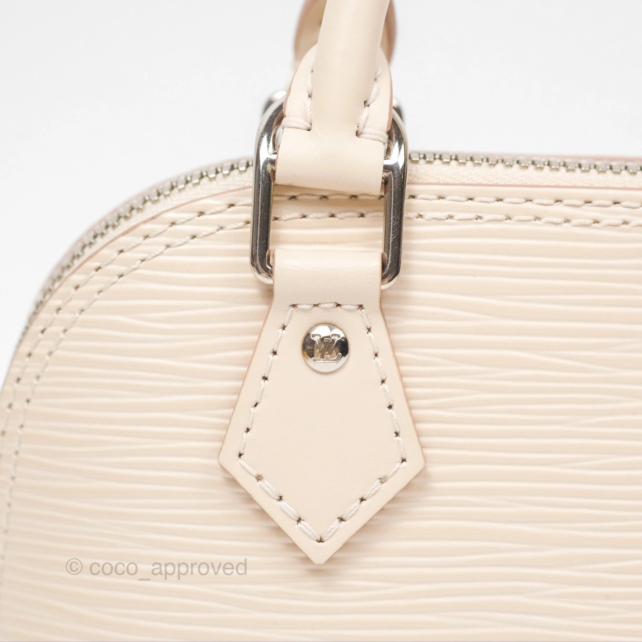 Louis Vuitton Alma Nano Quartz Silver Hardware