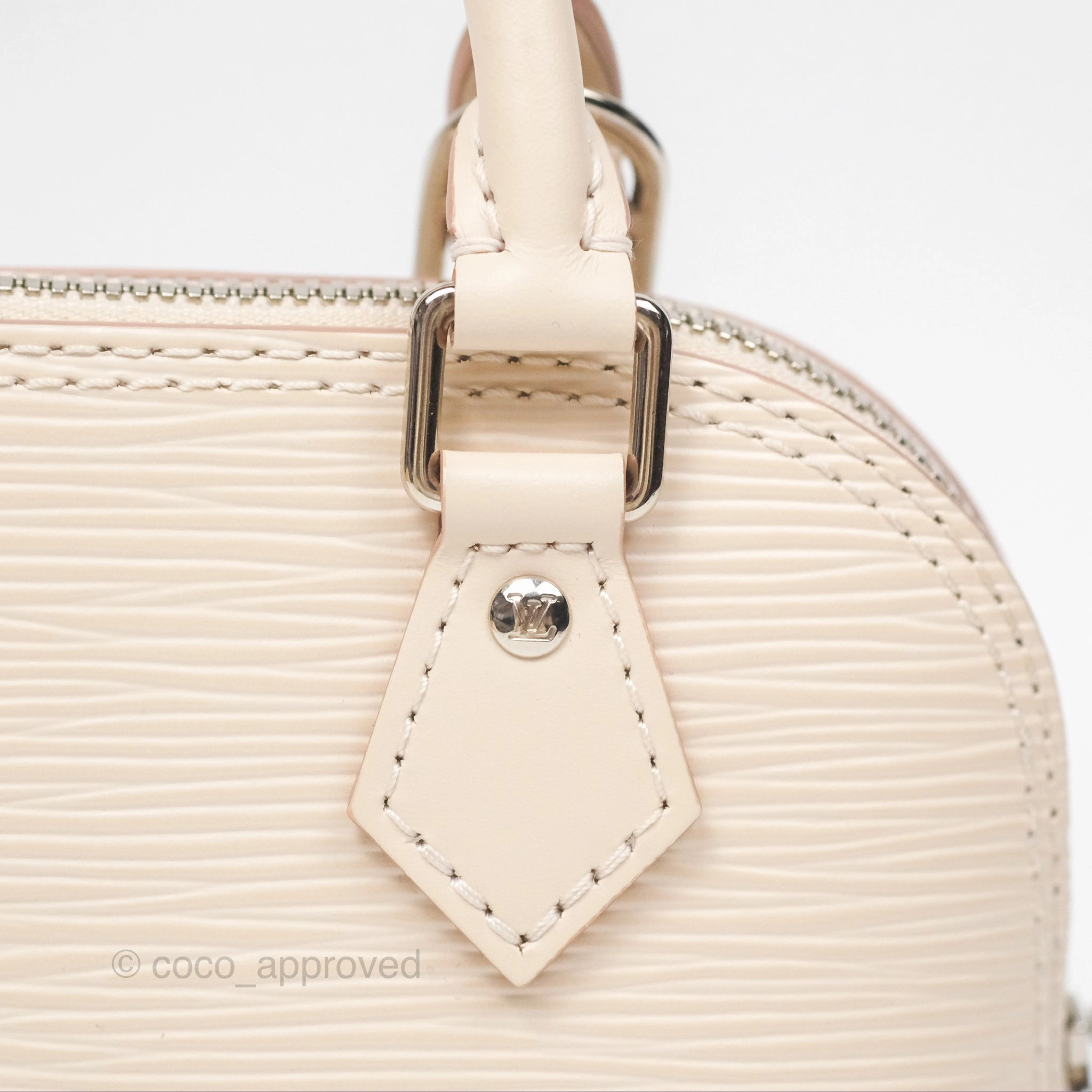 Louis Vuitton Alma Nano Quartz Silver Hardware