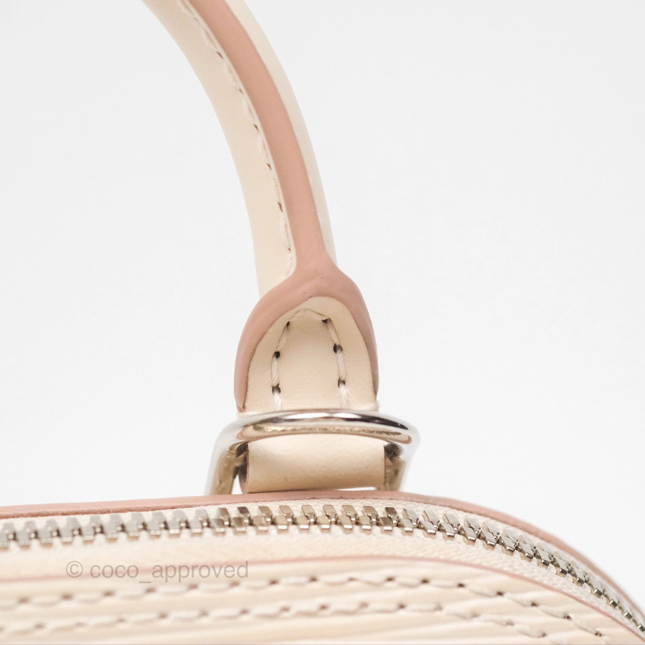 Louis Vuitton Alma Nano Quartz Silver Hardware