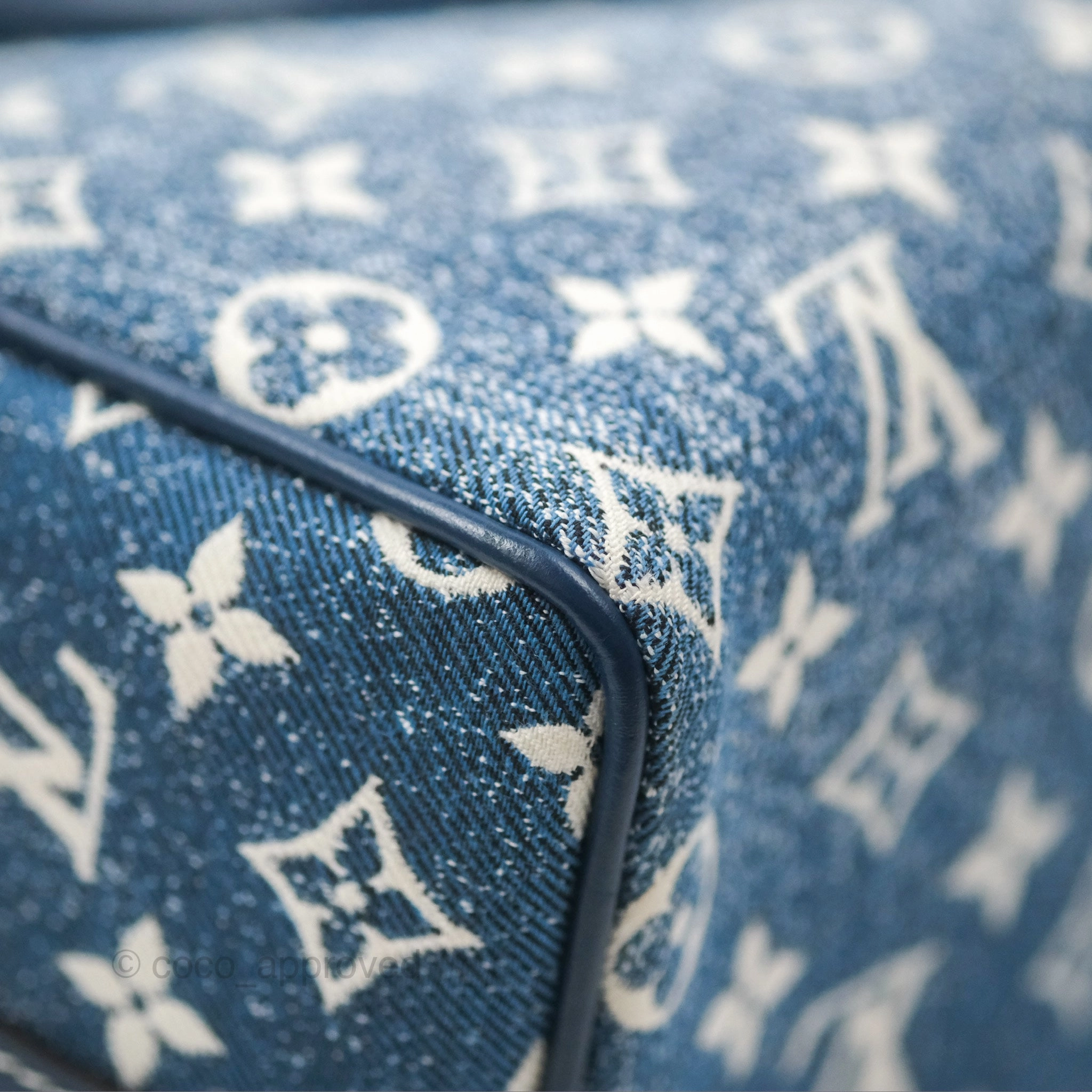 Louis Vuitton Bandouliere Speedy 25 Monogram Blue Denim