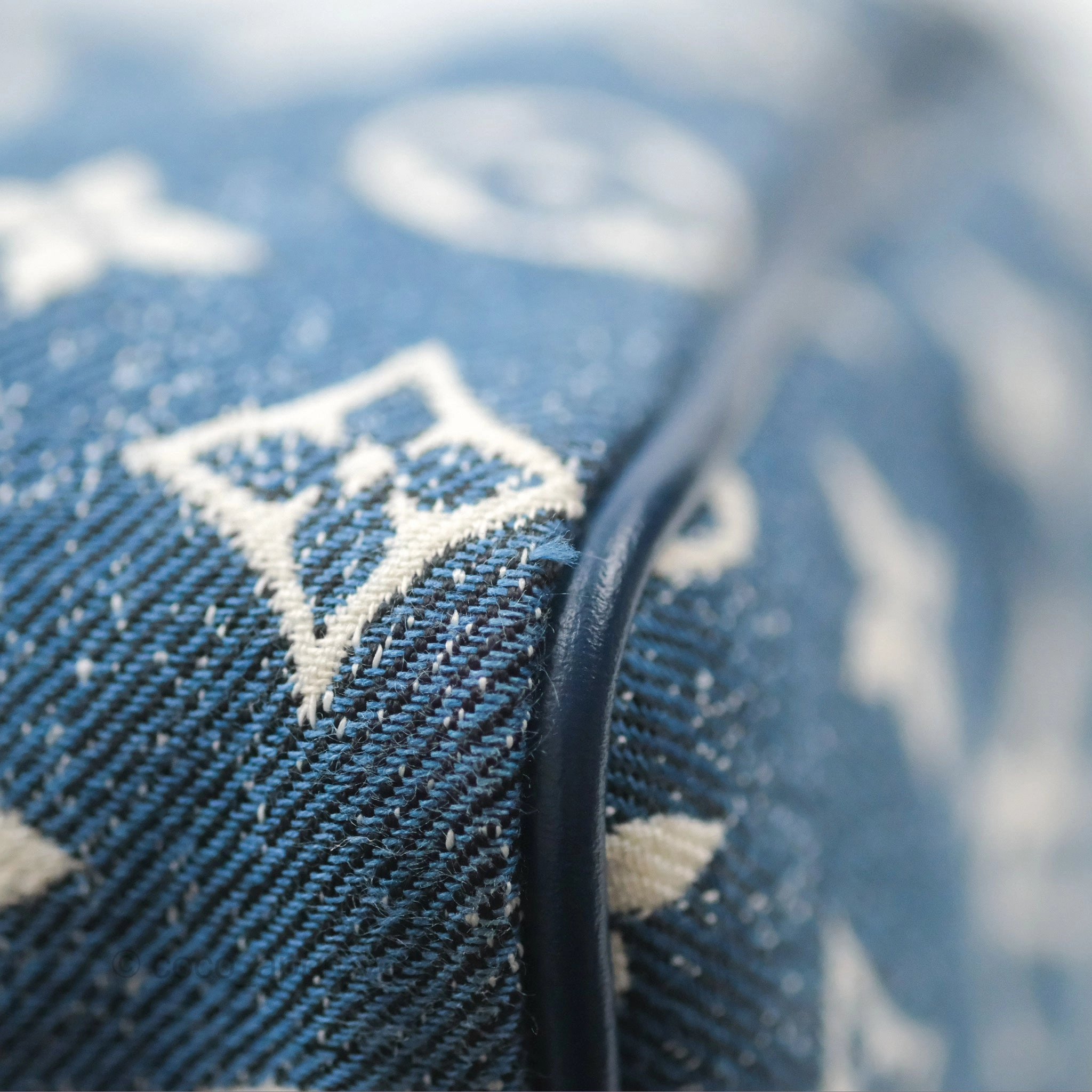 Louis Vuitton Bandouliere Speedy 25 Monogram Blue Denim