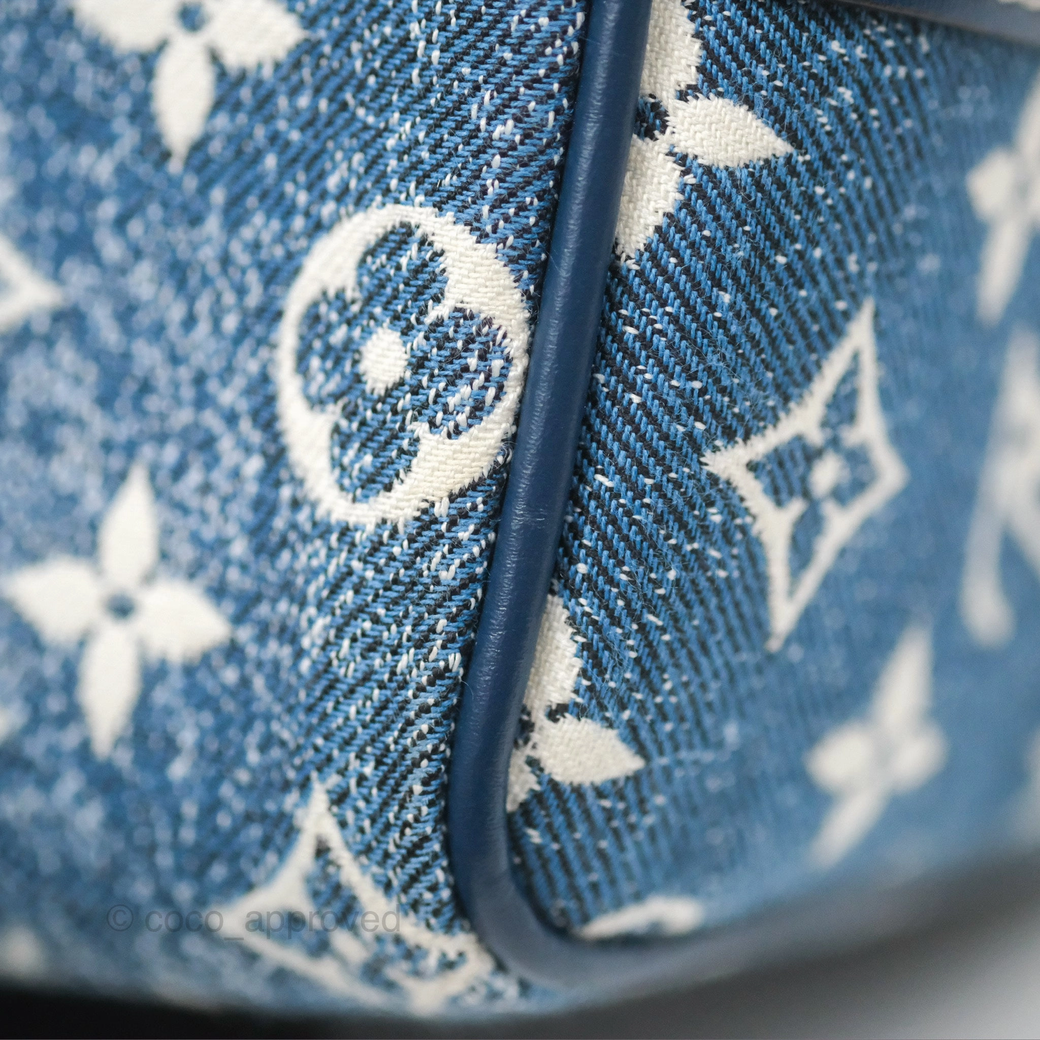 Louis Vuitton Bandouliere Speedy 25 Monogram Blue Denim