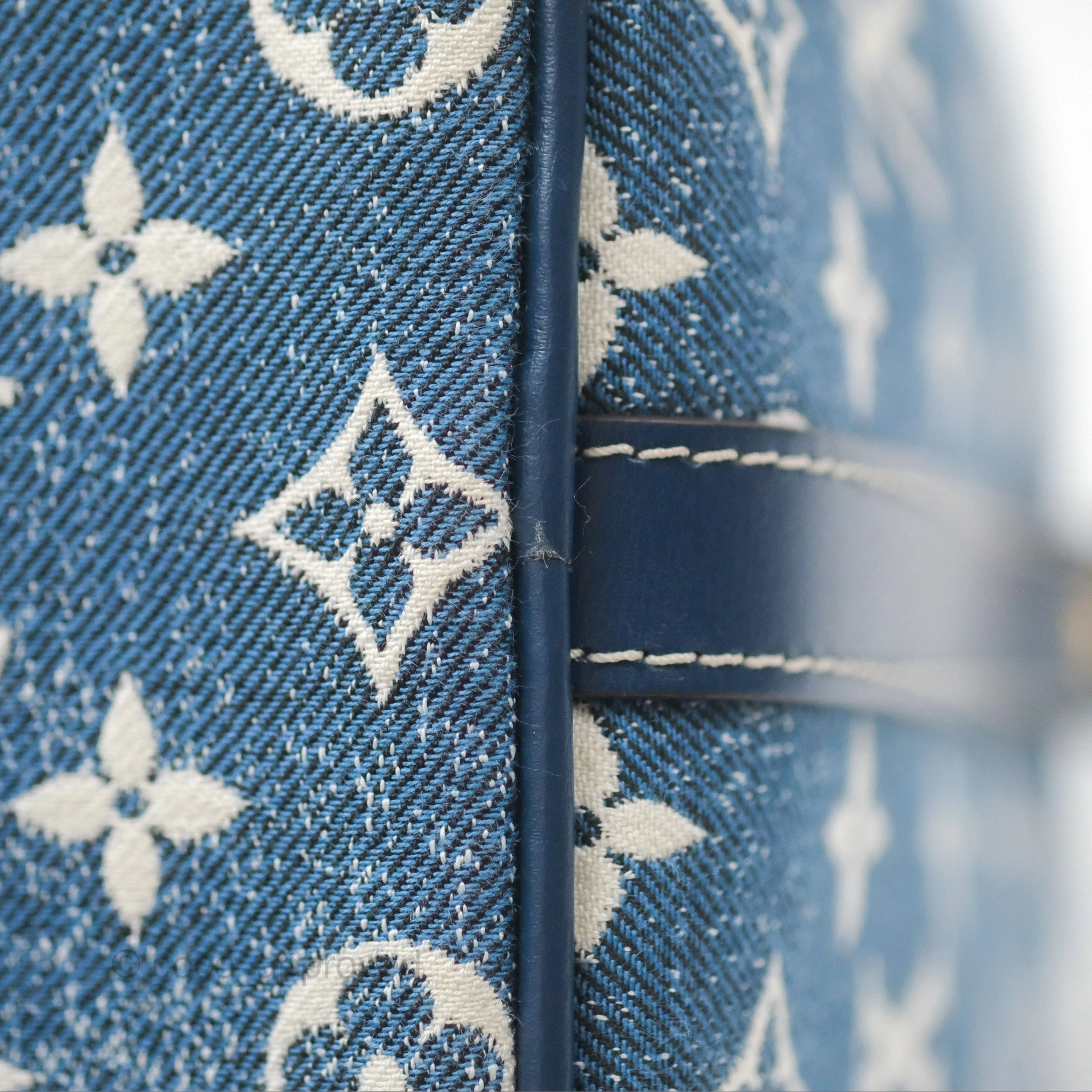 Louis Vuitton Bandouliere Speedy 25 Monogram Blue Denim