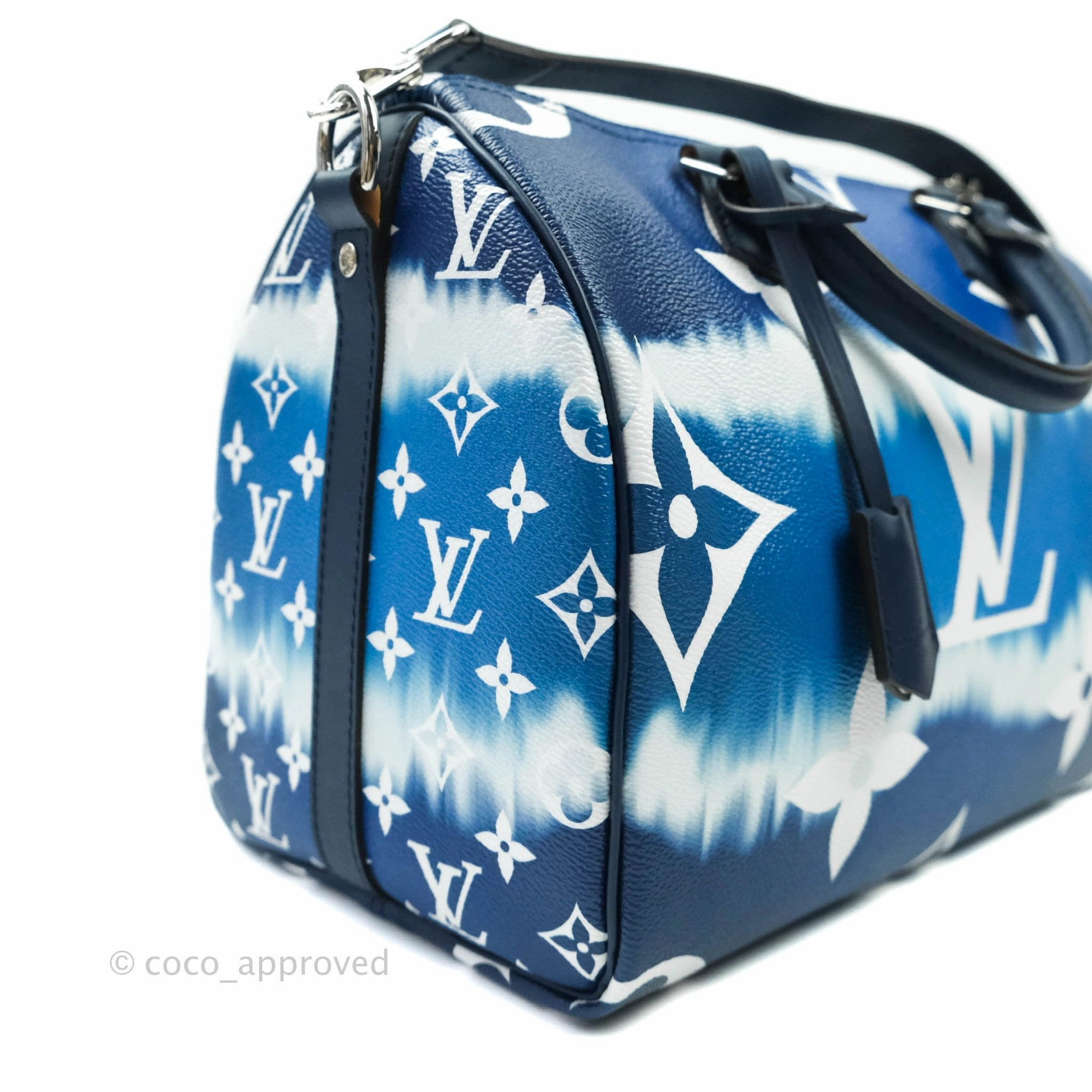 Louis Vuitton Blue Monogram Canvas Escale Speedy Bandouliere 30 Bag