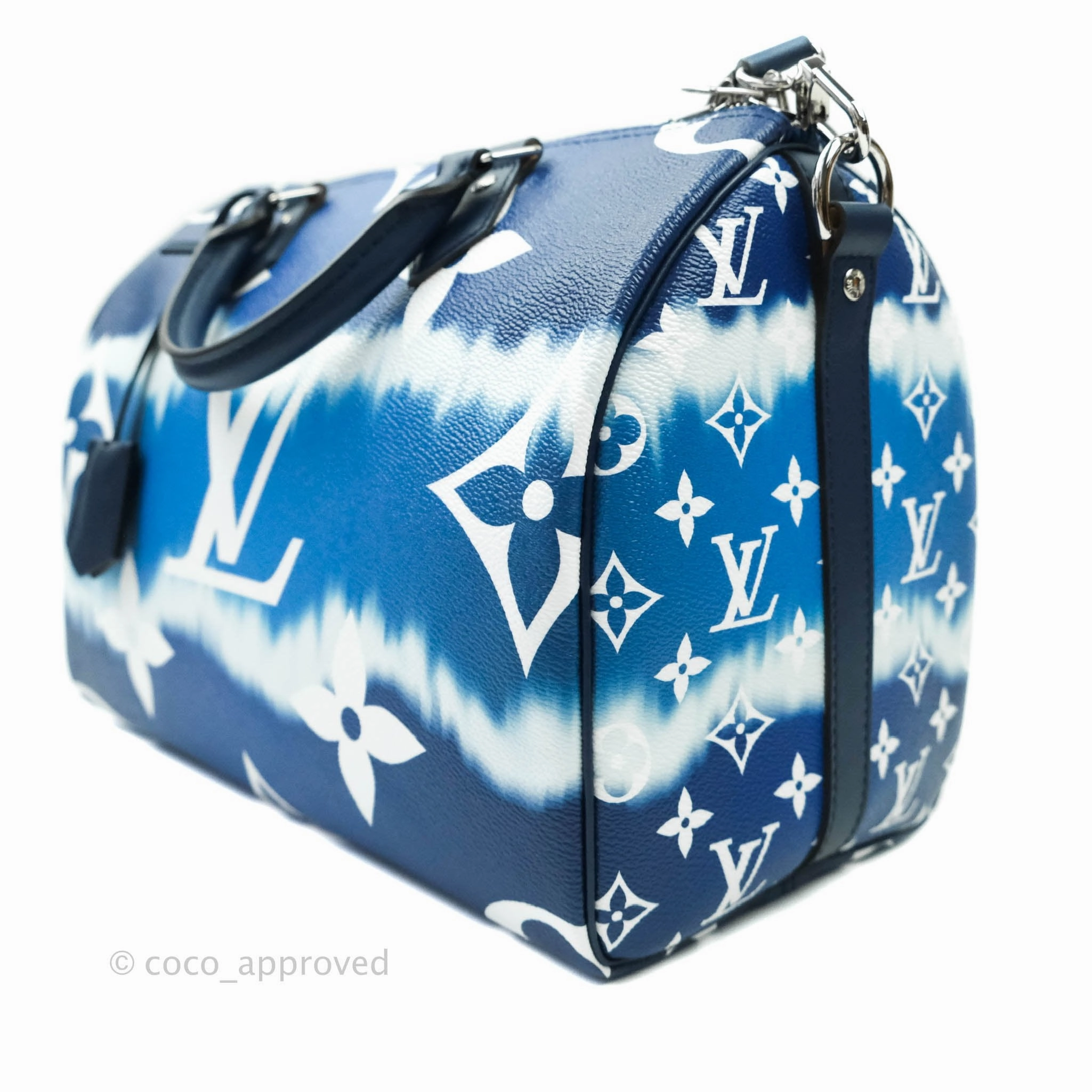Louis Vuitton Blue Monogram Canvas Escale Speedy Bandouliere 30 Bag