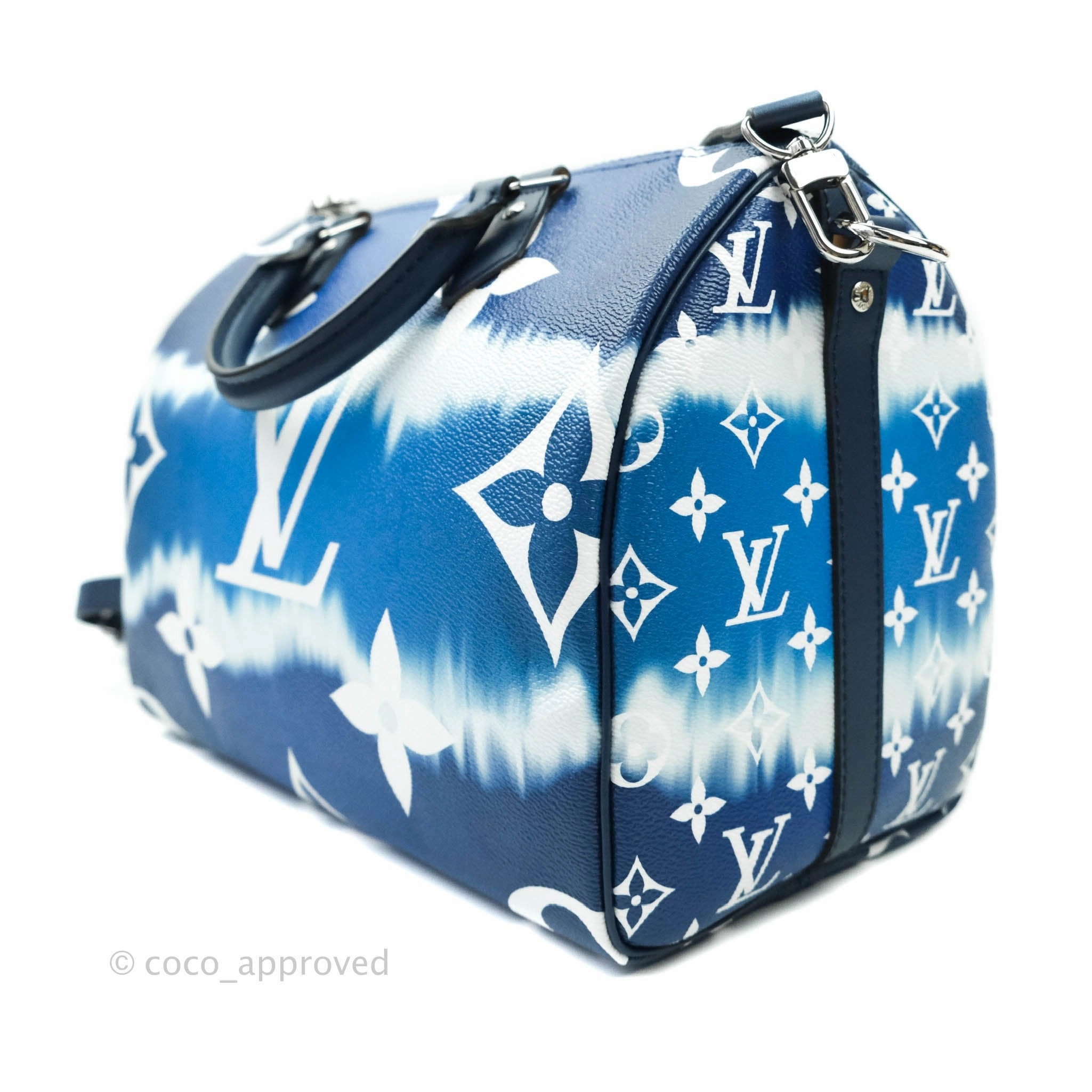 Louis Vuitton Blue Monogram Canvas Escale Speedy Bandouliere 30 Bag