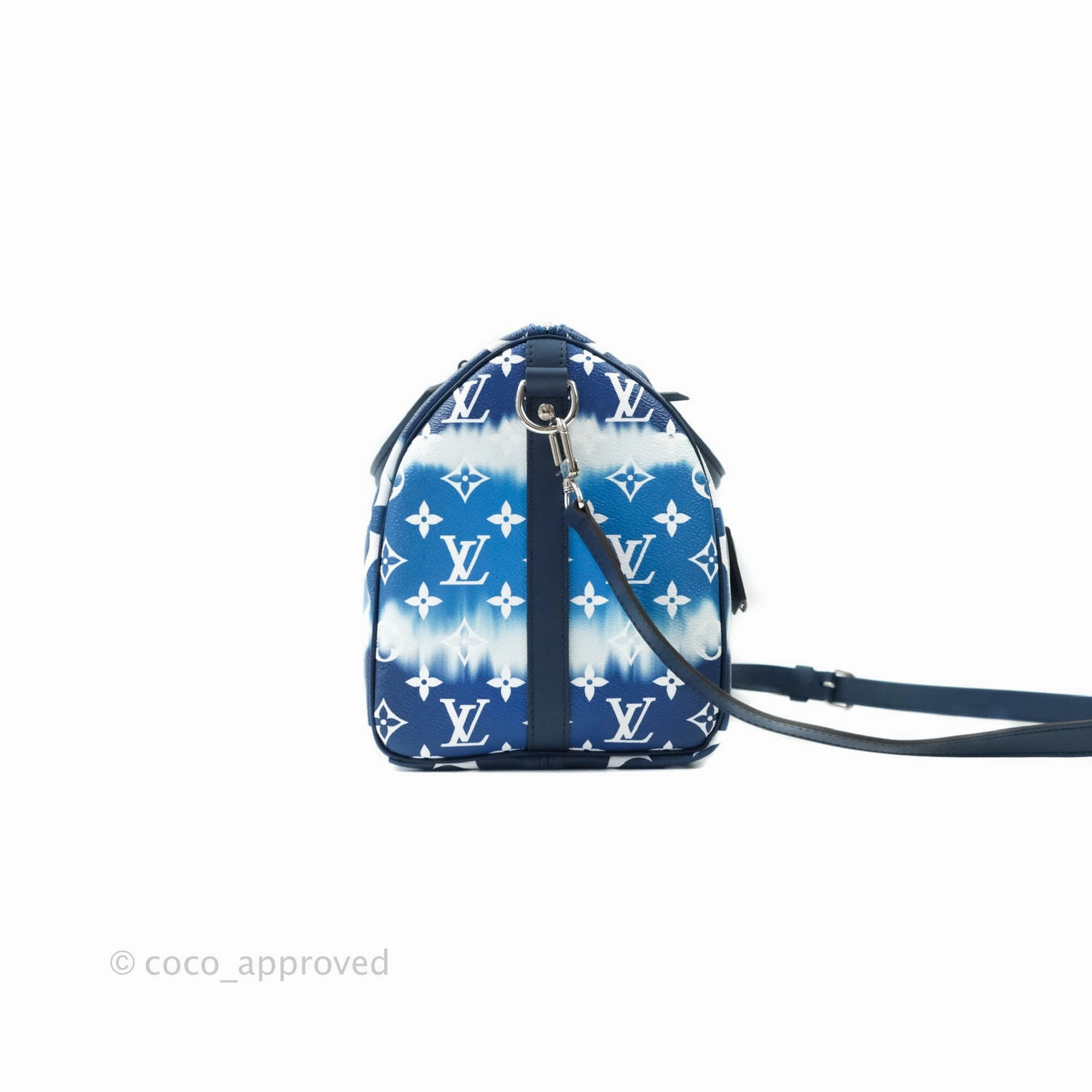 Louis Vuitton Blue Monogram Canvas Escale Speedy Bandouliere 30 Bag