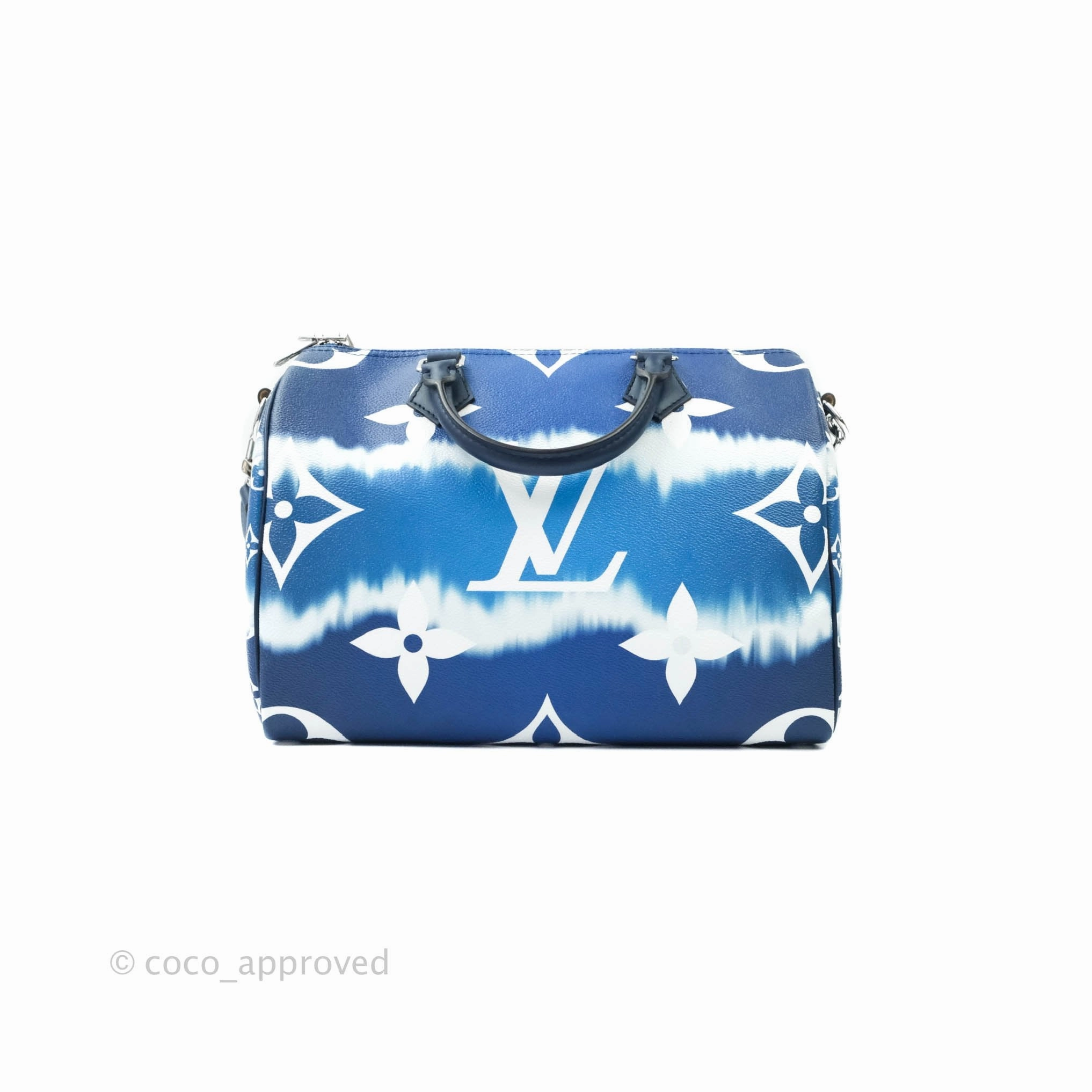 Louis Vuitton Blue Monogram Canvas Escale Speedy Bandouliere 30 Bag