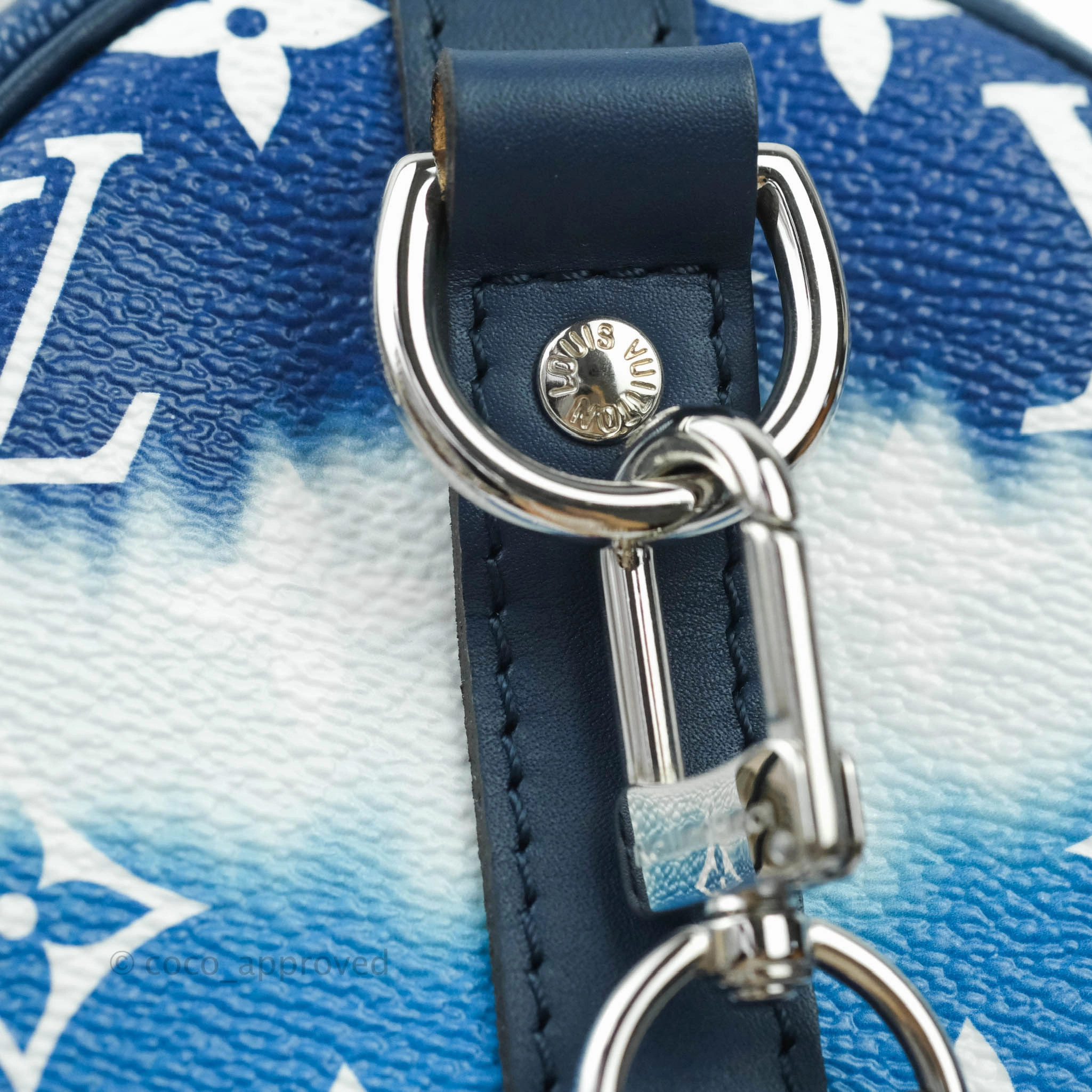 Louis Vuitton Blue Monogram Canvas Escale Speedy Bandouliere 30 Bag