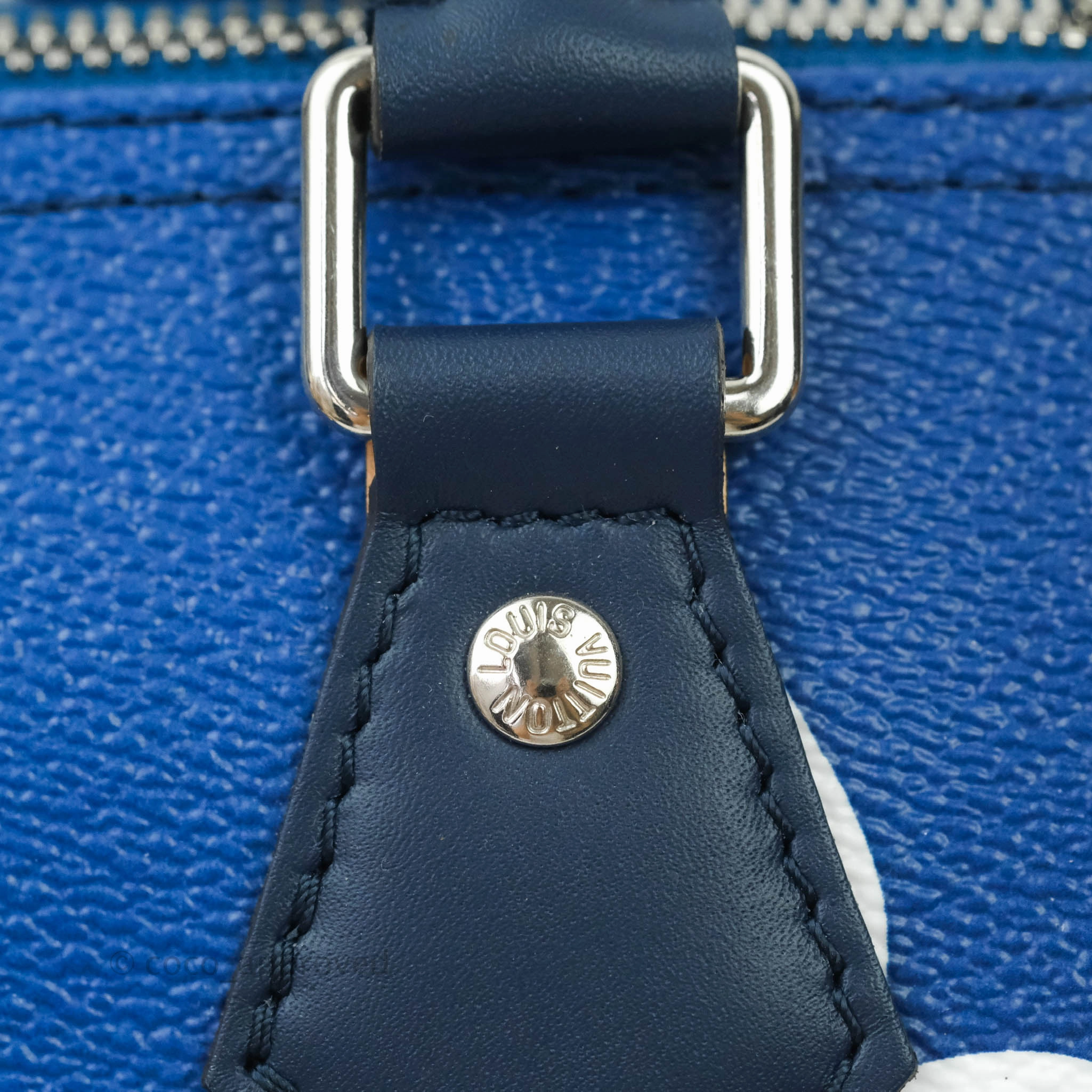 Louis Vuitton Blue Monogram Canvas Escale Speedy Bandouliere 30 Bag