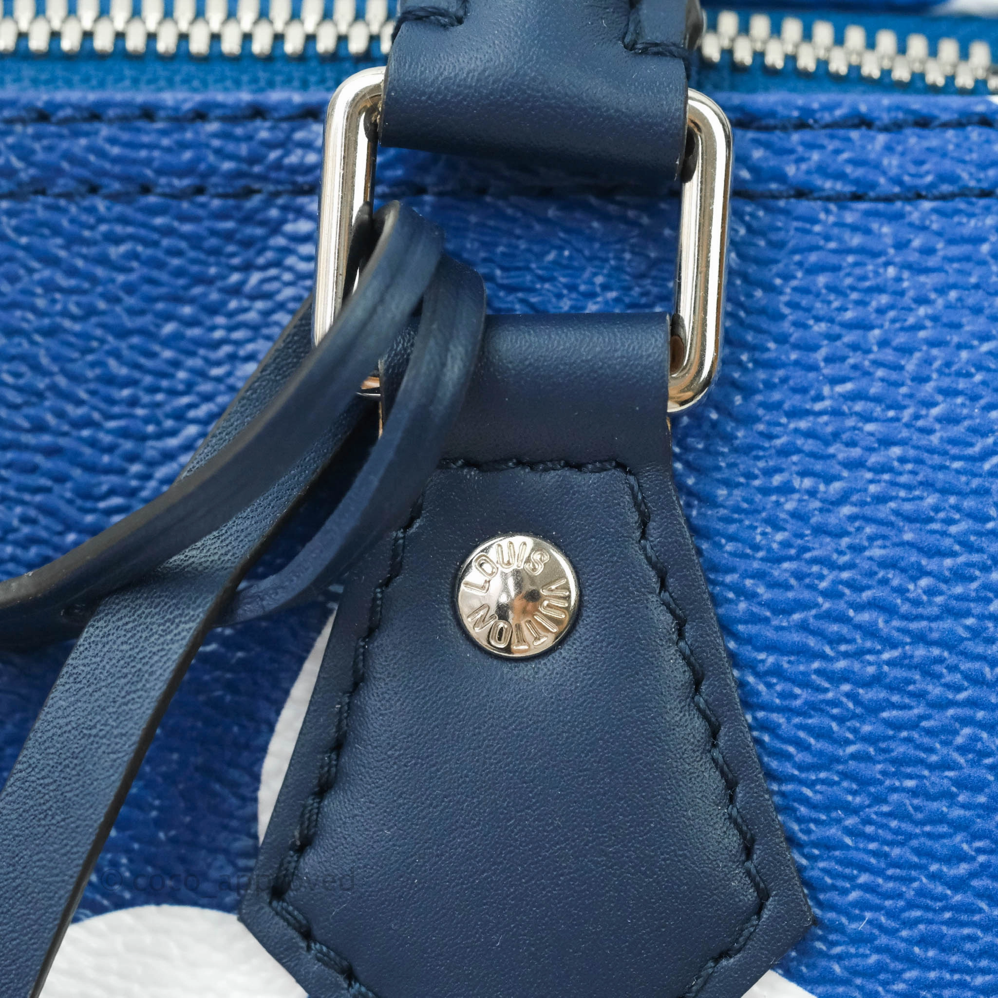 Louis Vuitton Blue Monogram Canvas Escale Speedy Bandouliere 30 Bag