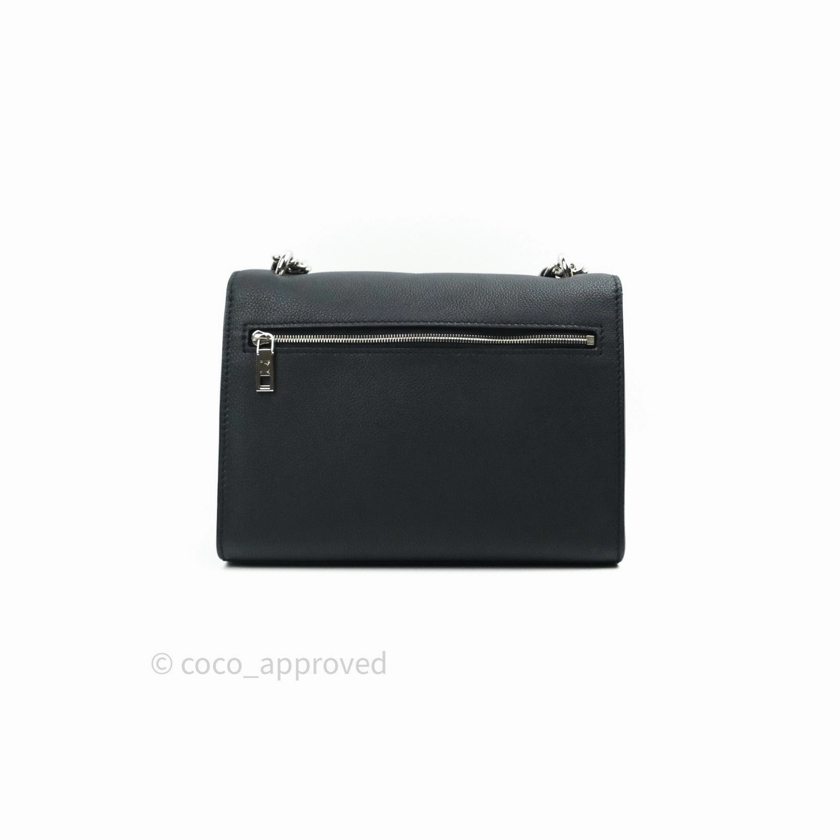 Louis Vuitton Calfskin My Lockme Chain Bag BB Black