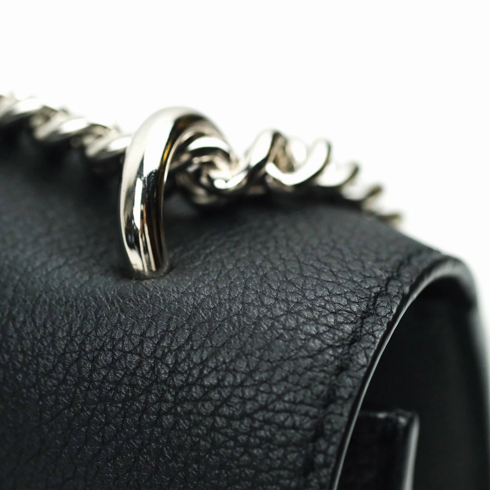 Louis Vuitton Calfskin My Lockme Chain Bag BB Black