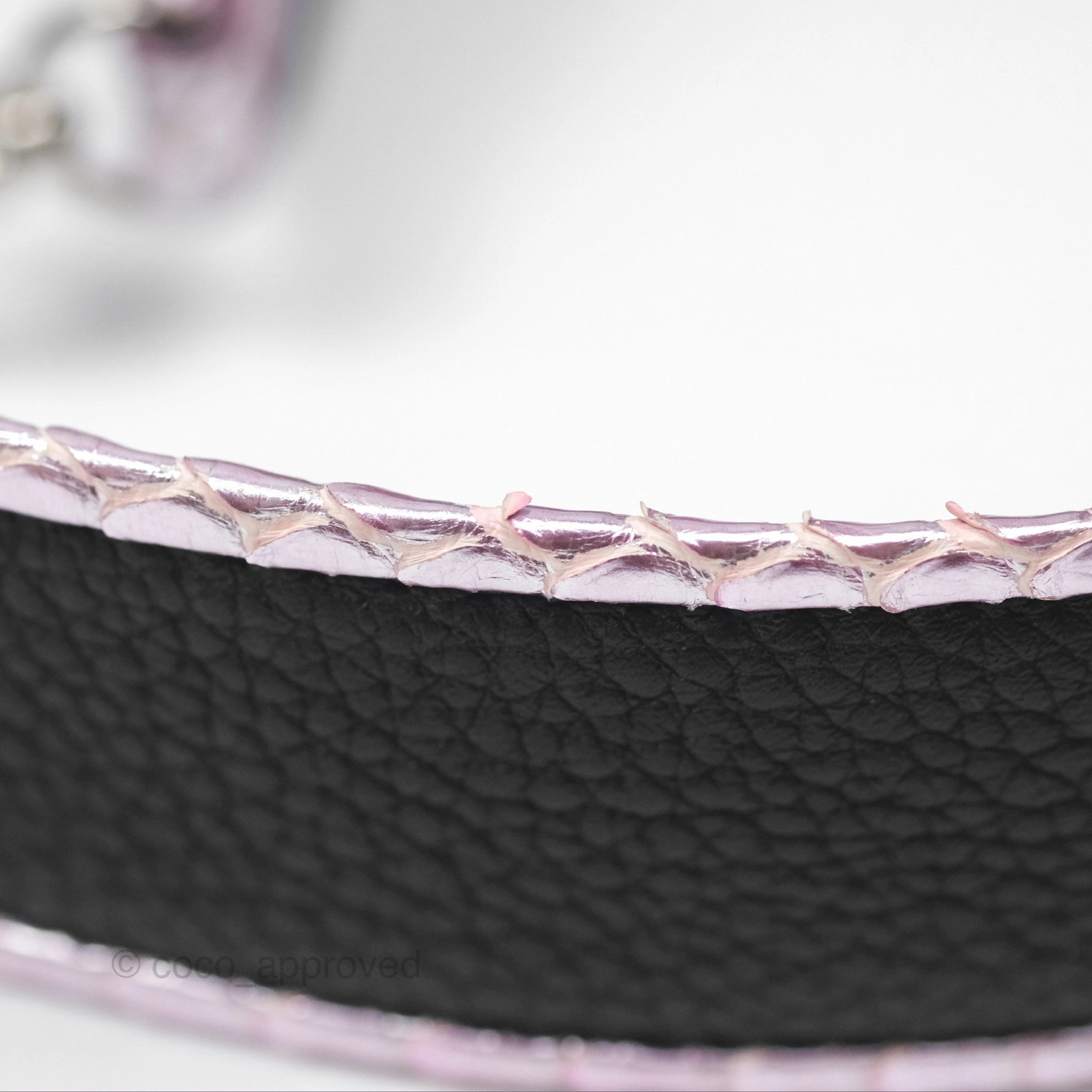 Louis Vuitton Capucines Mini Black in Taurillon Leather and Shiny Python leather
