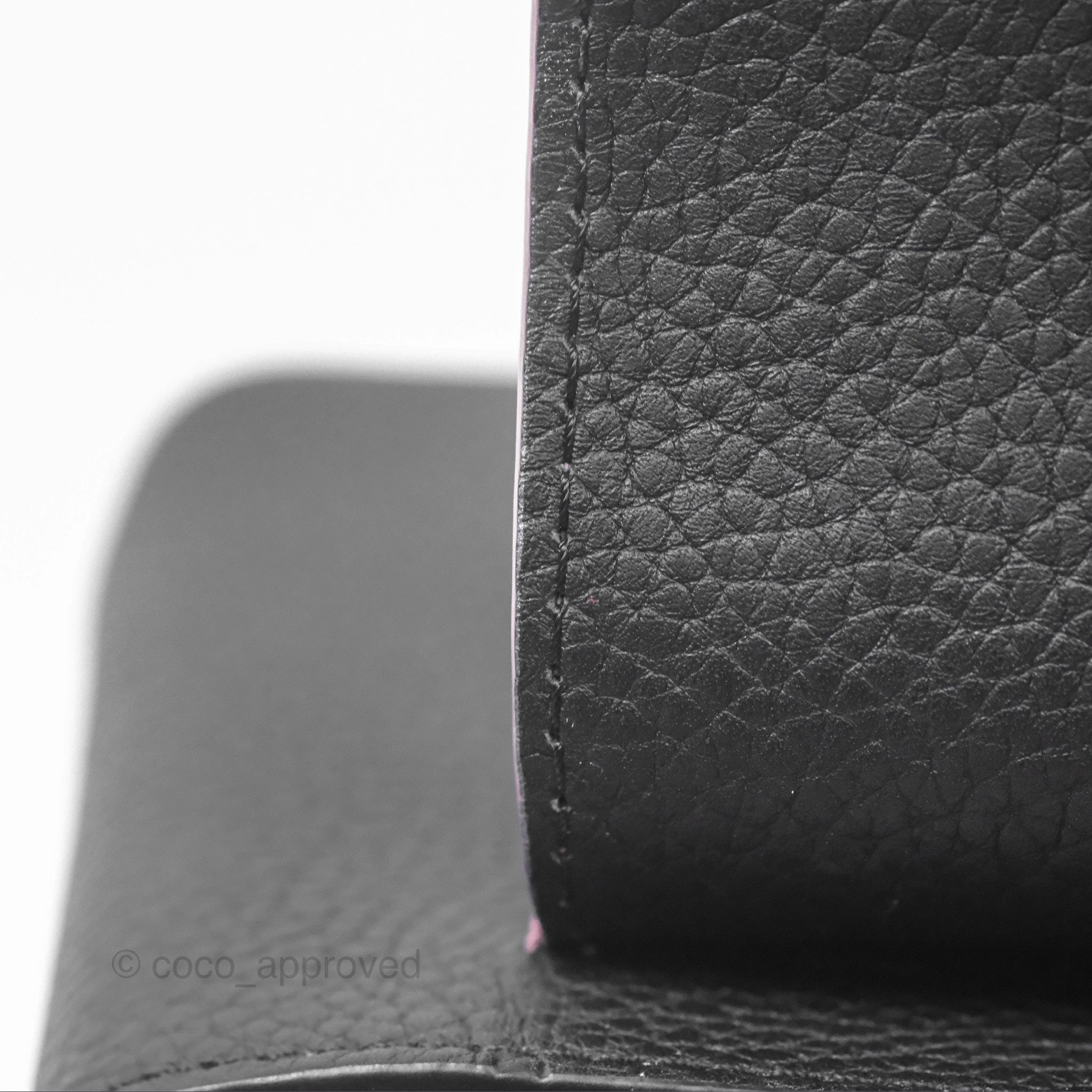 Louis Vuitton Capucines Mini Black in Taurillon Leather and Shiny Python leather
