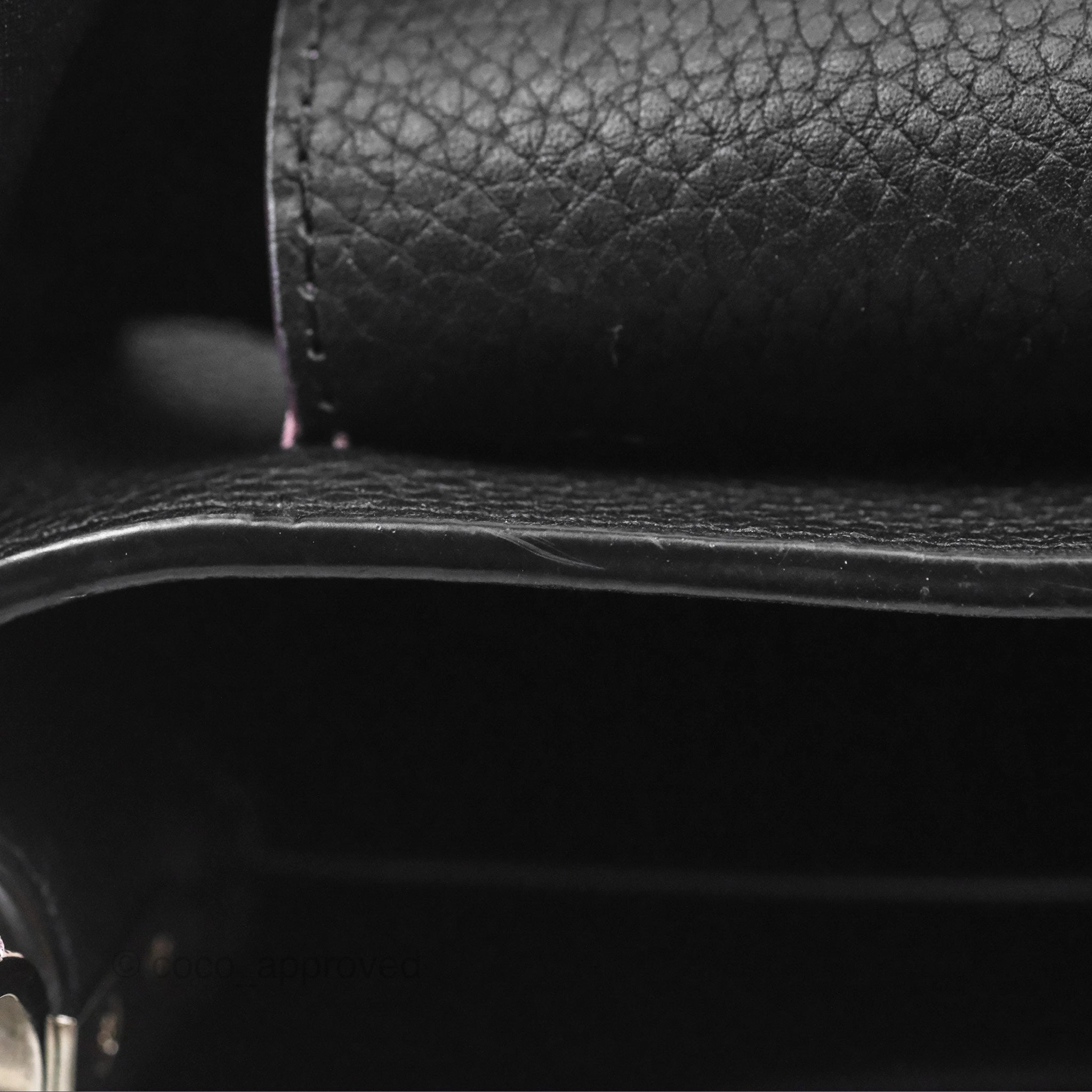 Louis Vuitton Capucines Mini Black in Taurillon Leather and Shiny Python leather