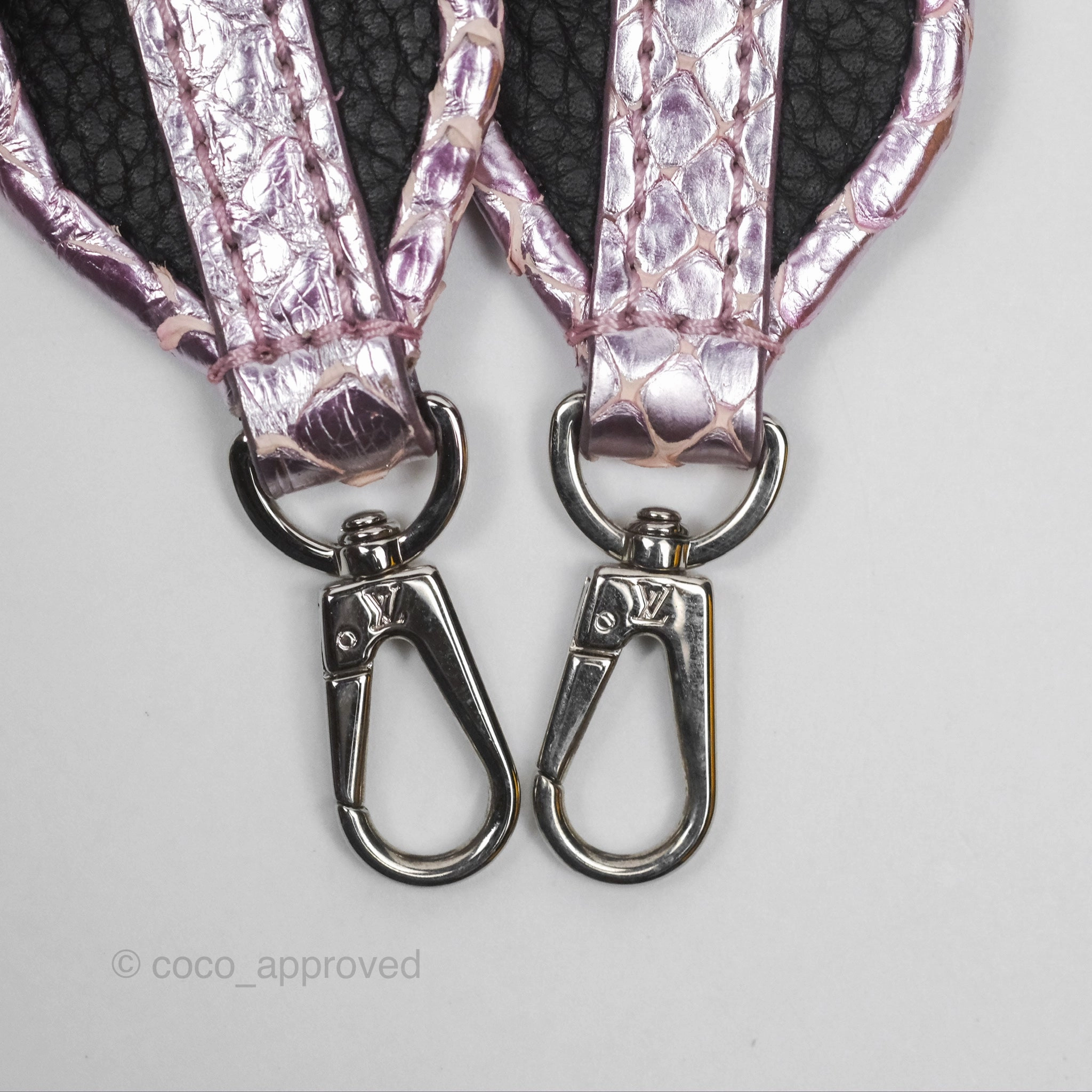 Louis Vuitton Capucines Mini Black in Taurillon Leather and Shiny Python leather