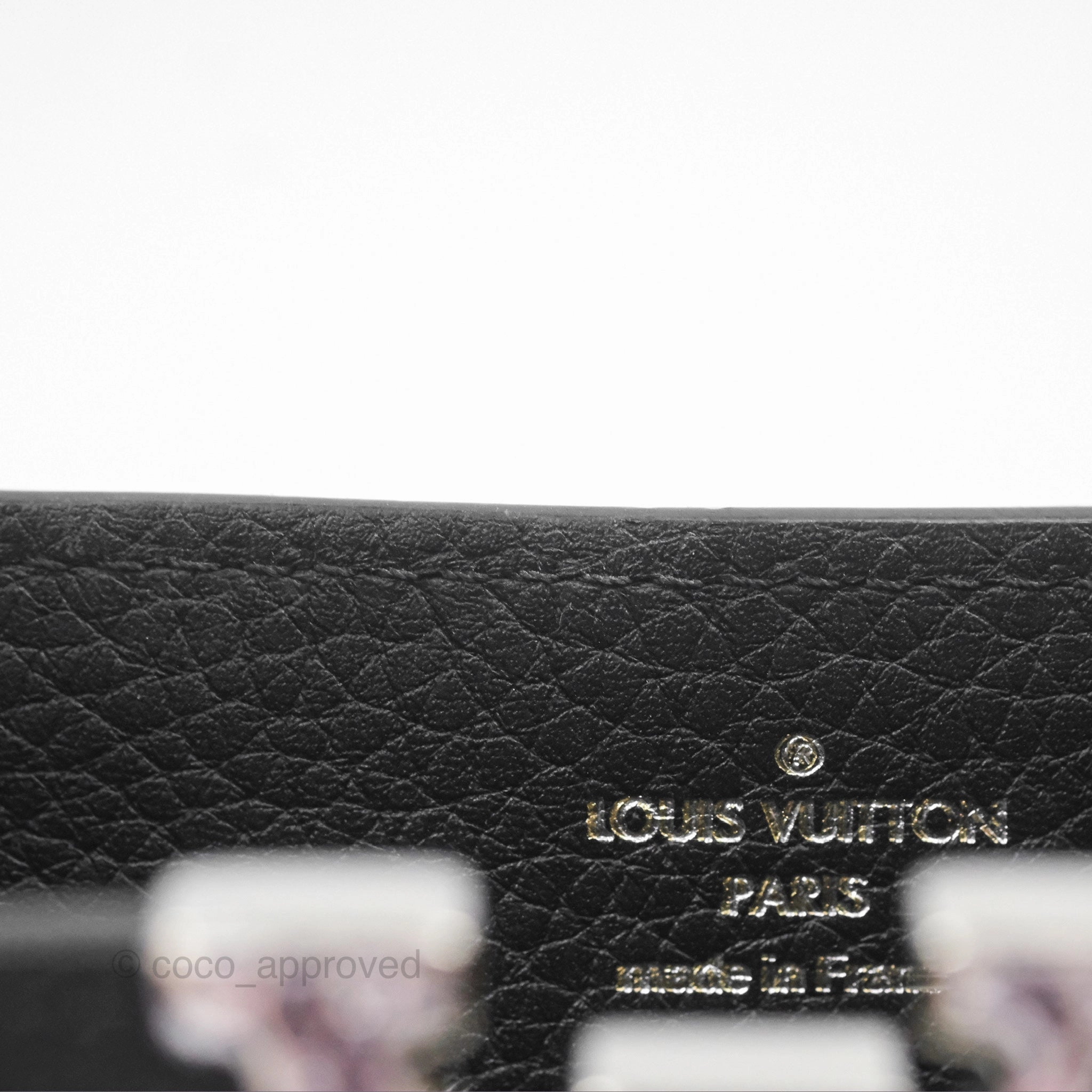 Louis Vuitton Capucines Mini Black in Taurillon Leather and Shiny Python leather