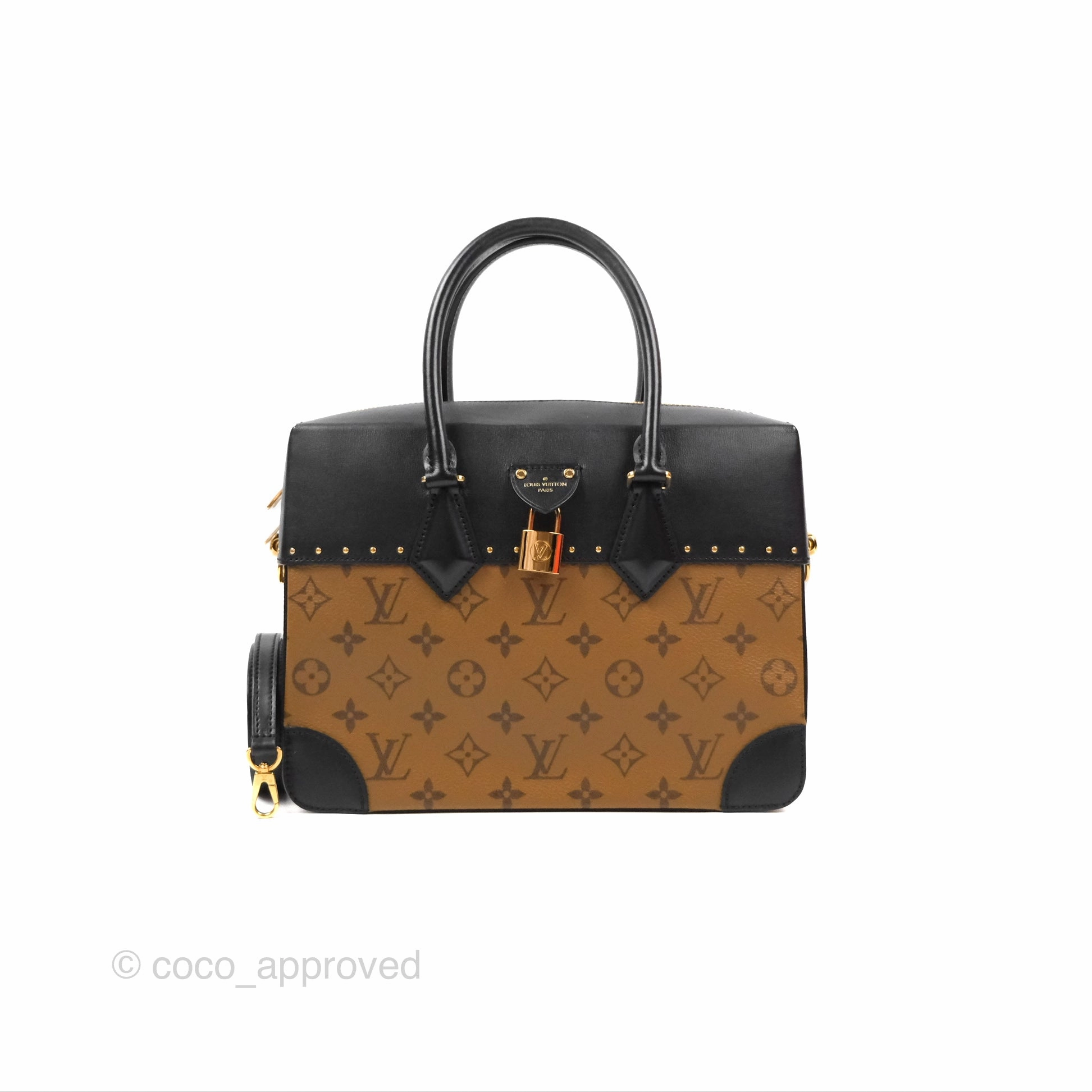 Louis Vuitton City Malle MM Reversed Monogram Black