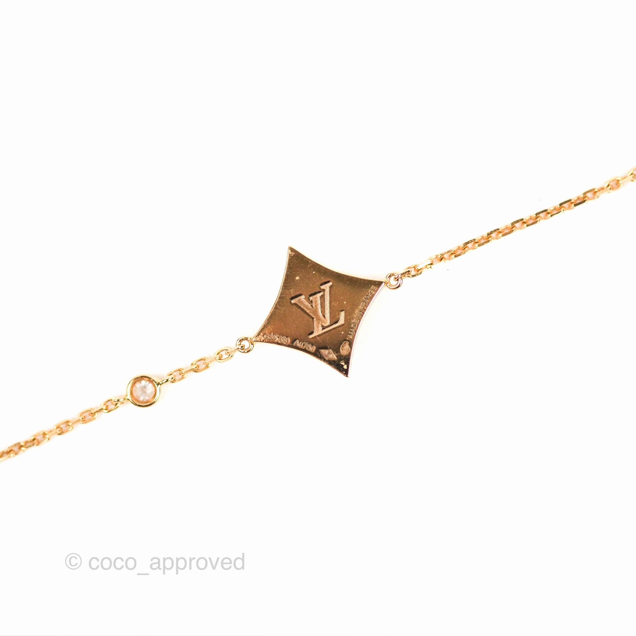 Louis Vuitton Color Blossom BB Star Bracelet. Pink gold. Pink Mother-of-Pearl & Diamond