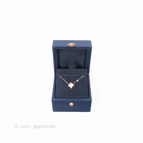 Louis Vuitton Colour Blossom BB Star Pendant Necklace Pink Gold White Mother-of-Pearl & Diamond