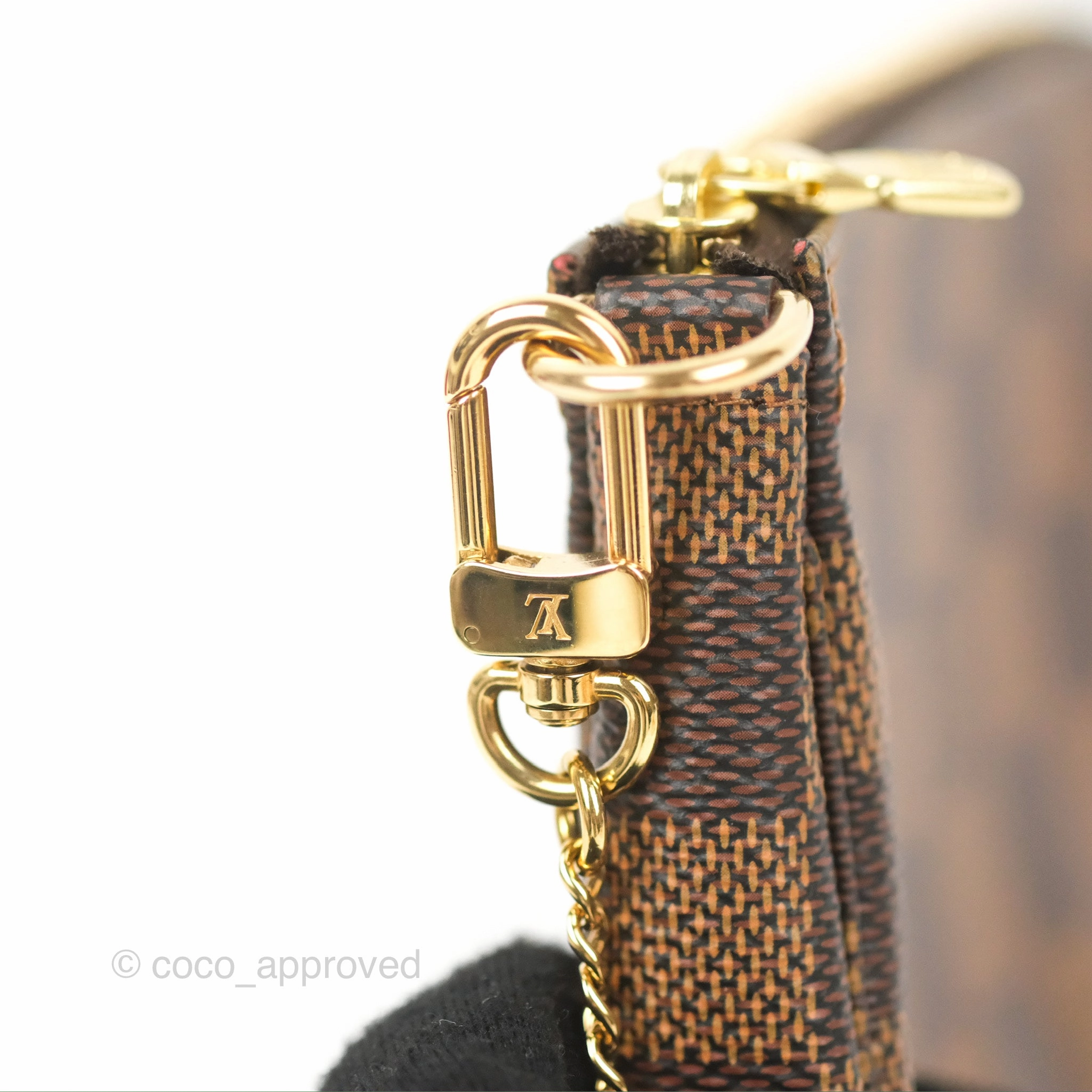 Louis Vuitton Damier Ebene Mini Pochette Accessories