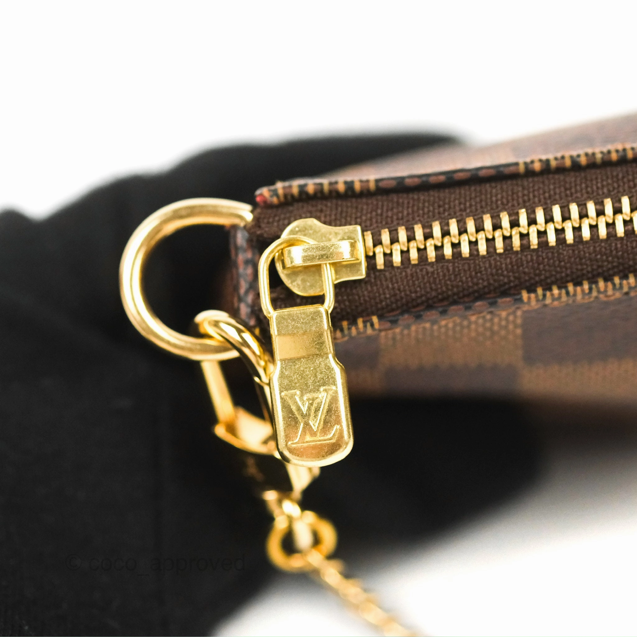 Louis Vuitton Damier Ebene Mini Pochette Accessories