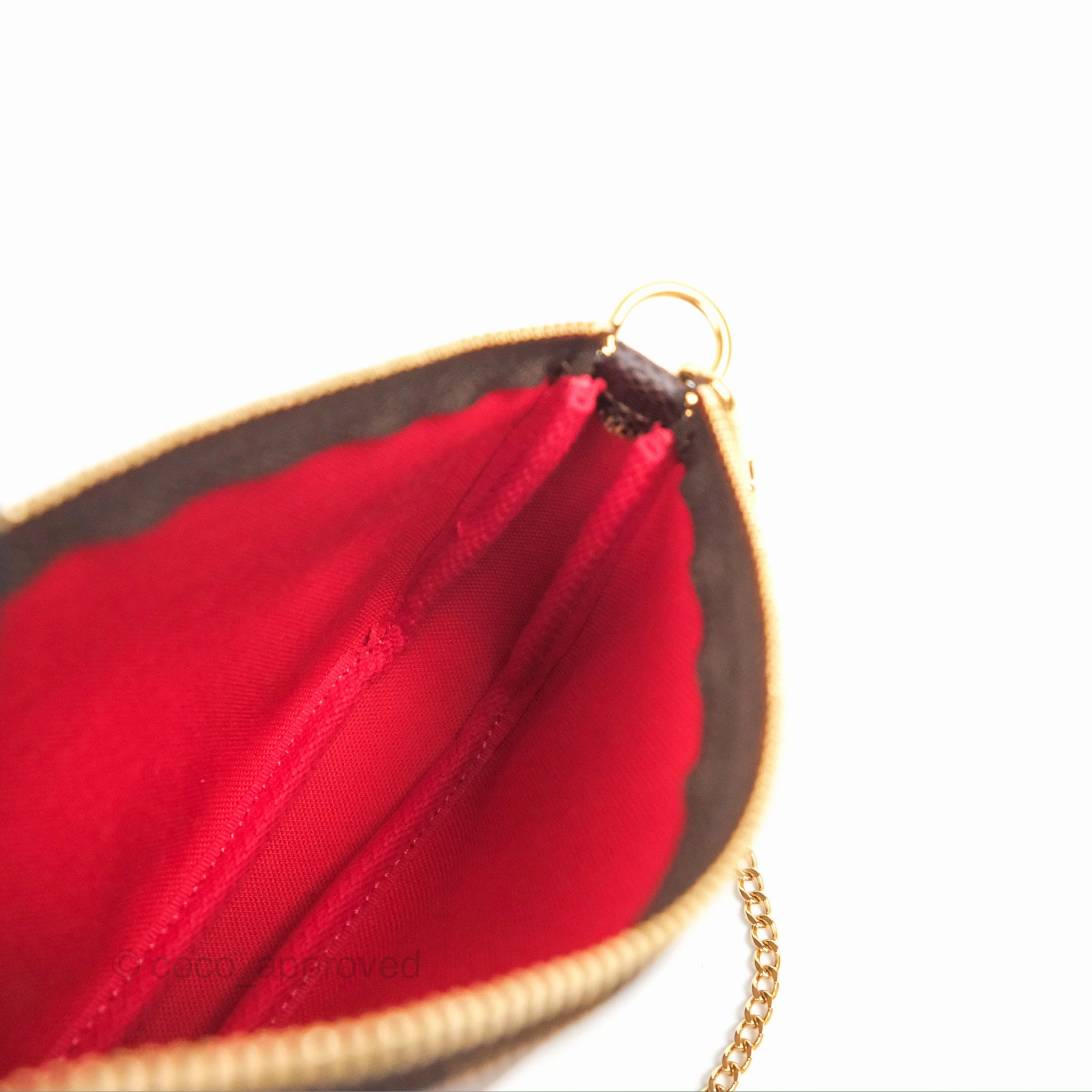 Louis Vuitton Damier Ebene Mini Pochette Accessories