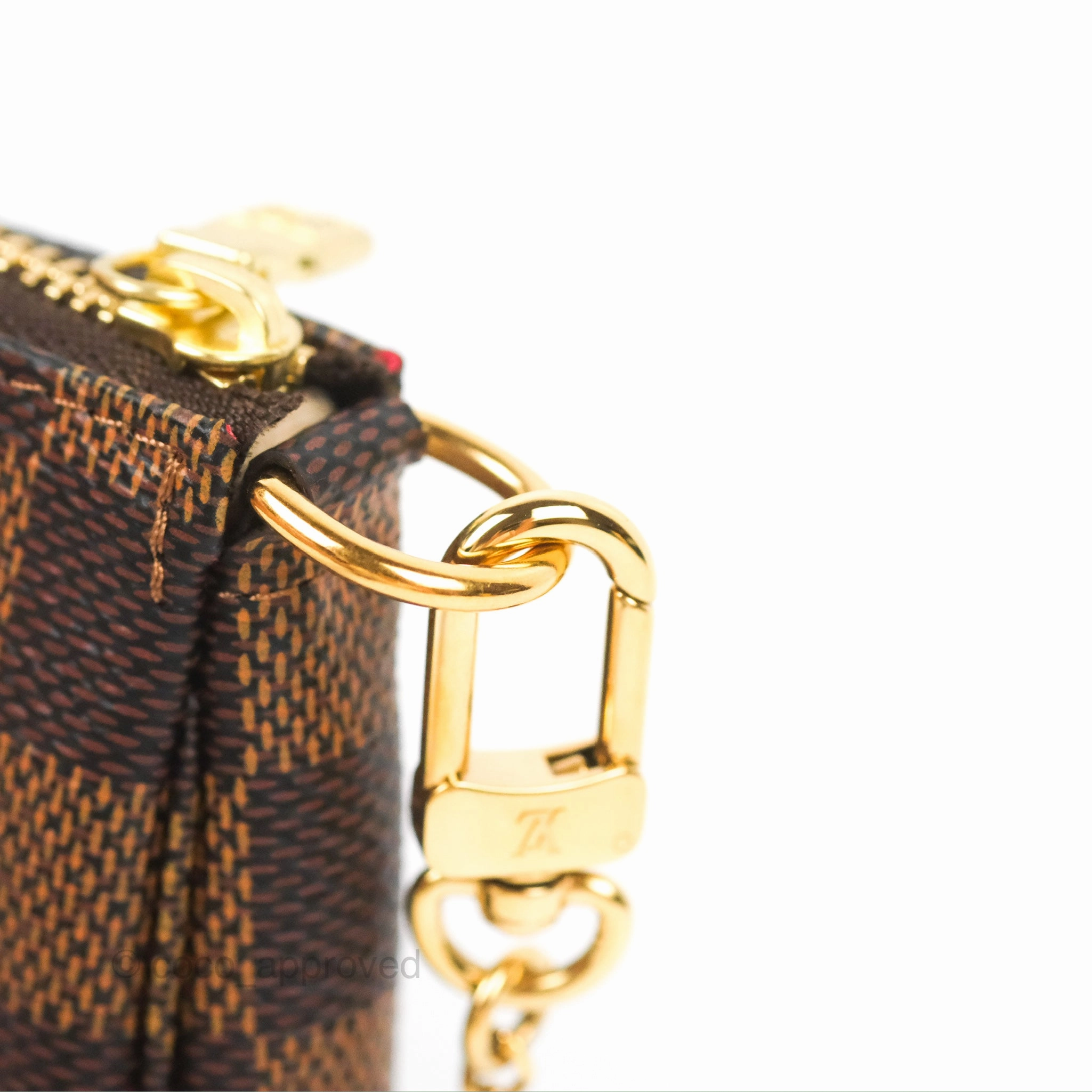 Louis Vuitton Damier Ebene Mini Pochette Accessories