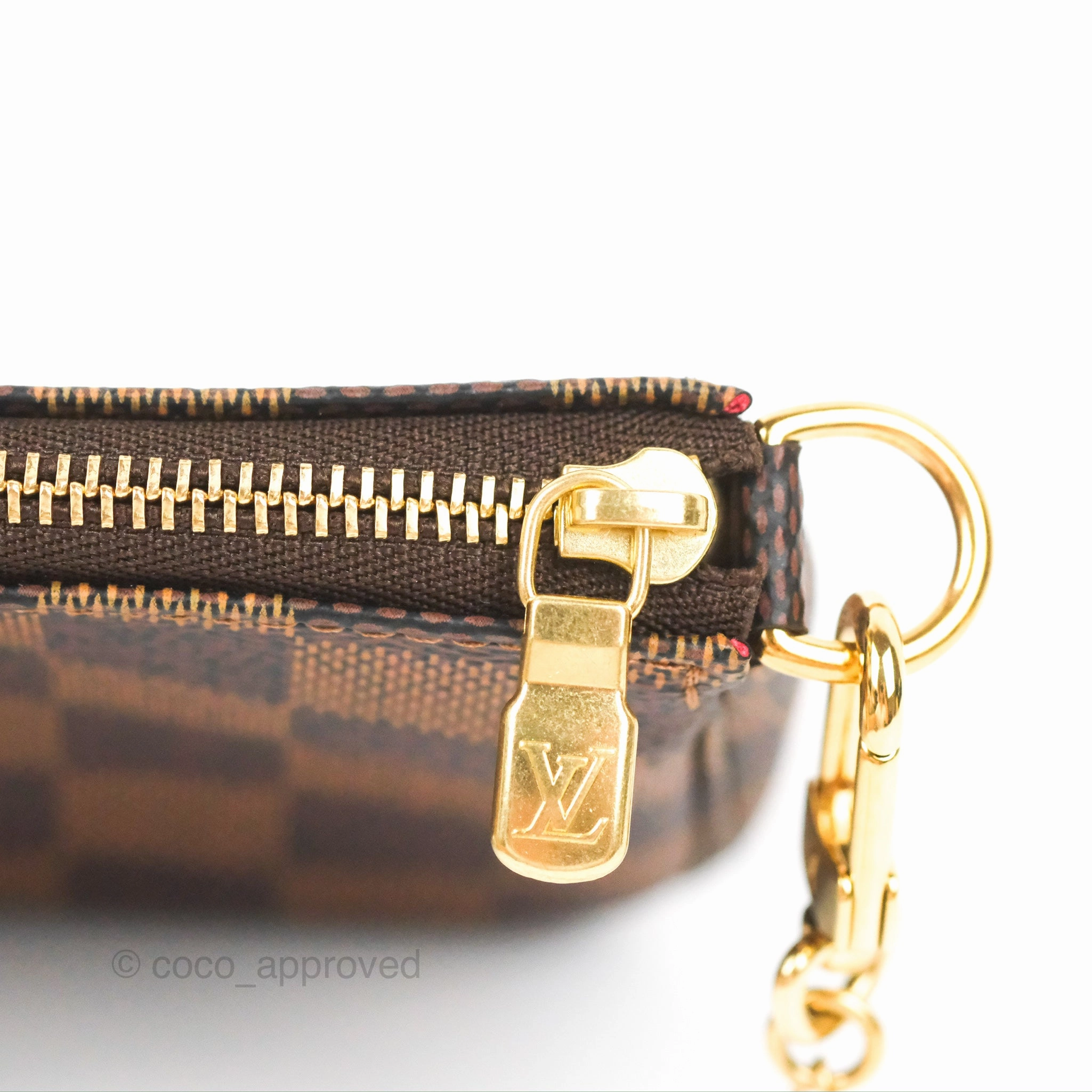 Louis Vuitton Damier Ebene Mini Pochette Accessories