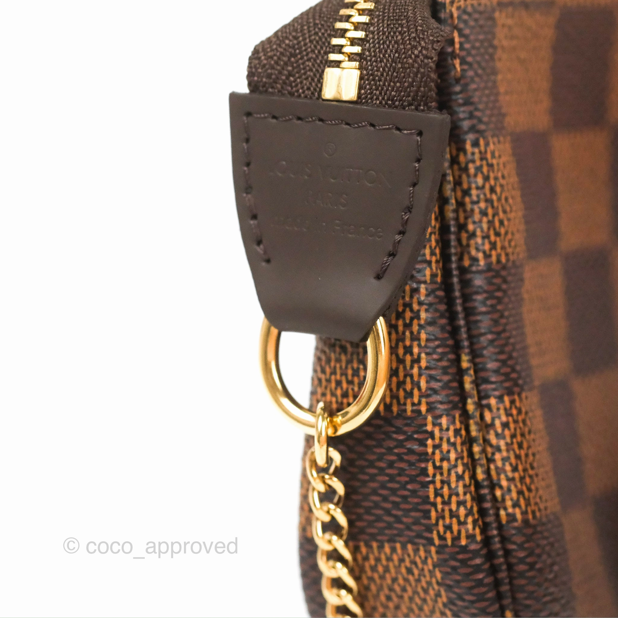 Louis Vuitton Damier Ebene Mini Pochette Accessories