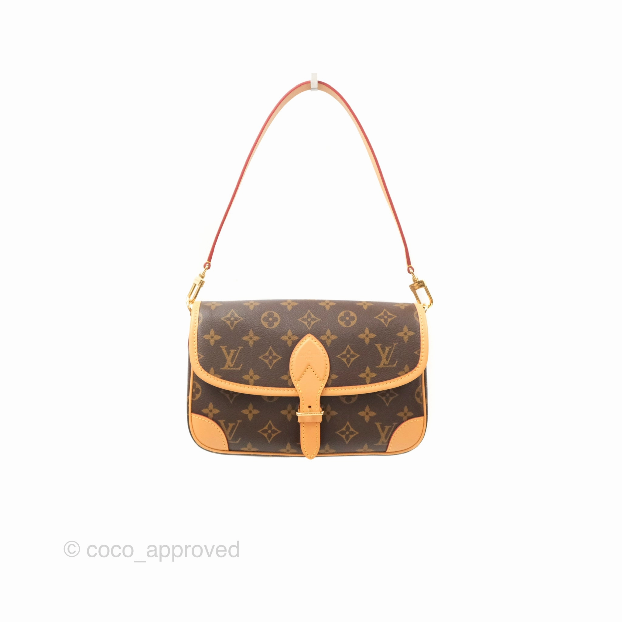 Louis Vuitton Diane Bag Monogram Canvas with Jacquard Strap