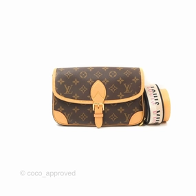 Louis Vuitton Diane Bag Monogram Canvas with Jacquard Strap