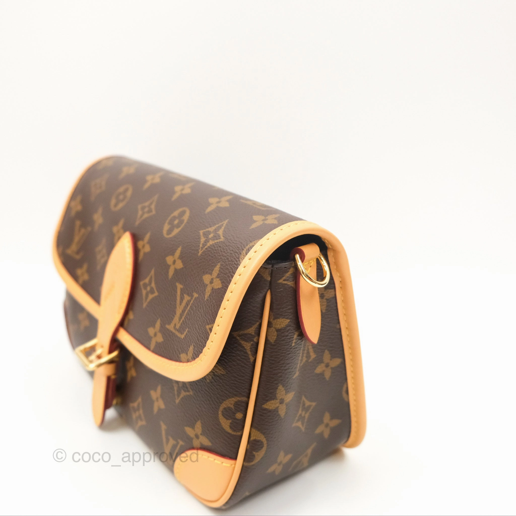 Louis Vuitton Diane Bag Monogram Canvas with Jacquard Strap