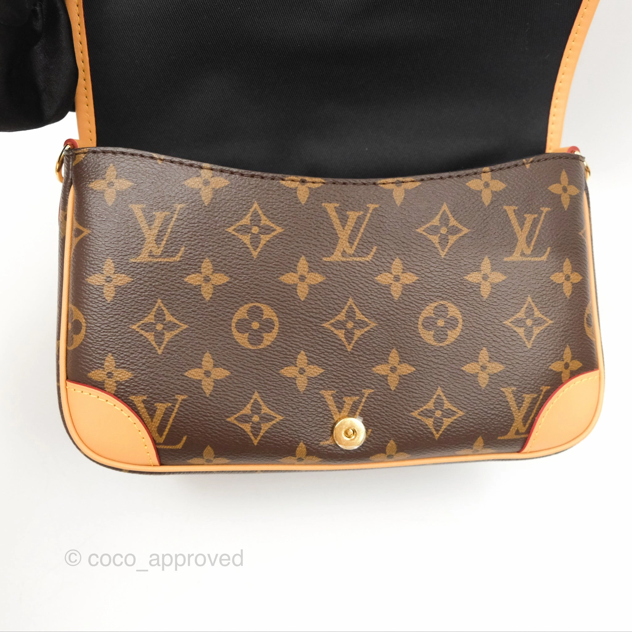 Louis Vuitton Diane Bag Monogram Canvas with Jacquard Strap