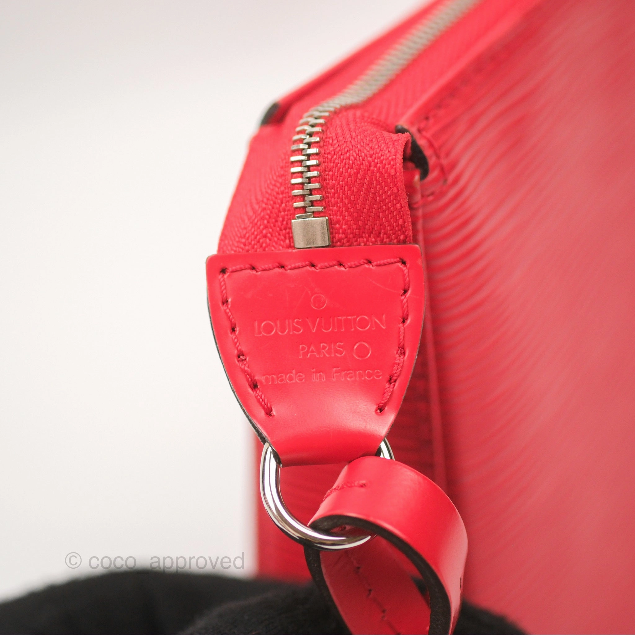 Louis Vuitton Epi Pochette Accessories NM Red