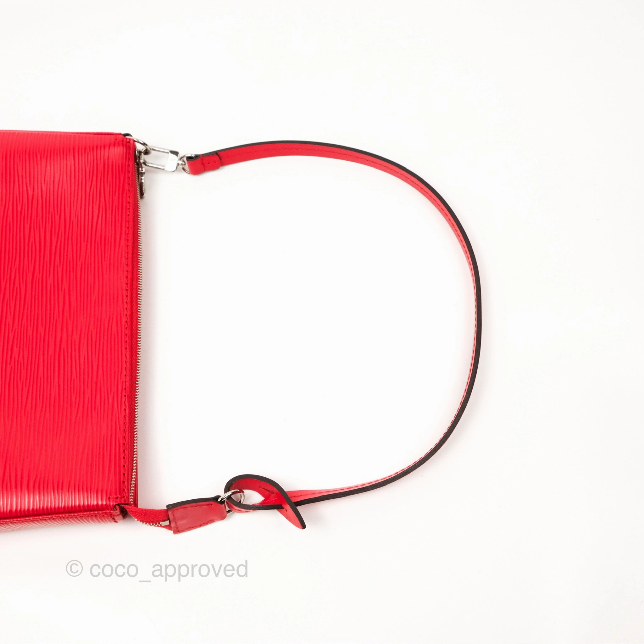 Louis Vuitton Epi Pochette Accessories NM Red