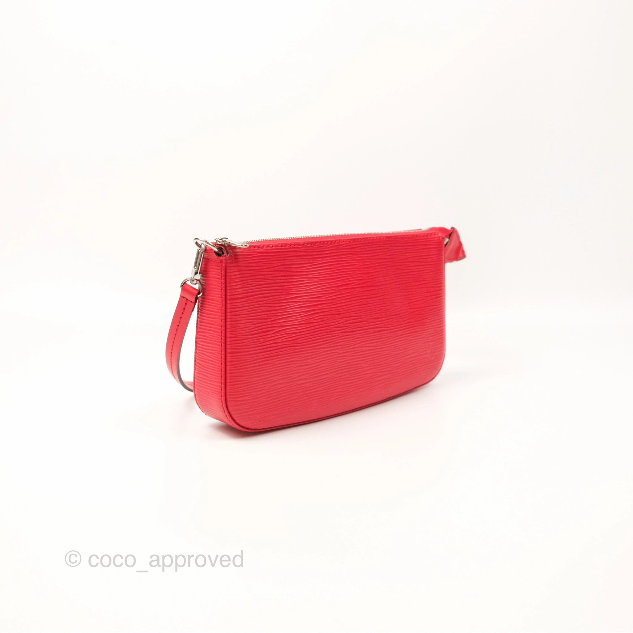Louis Vuitton Epi Pochette Accessories NM Red