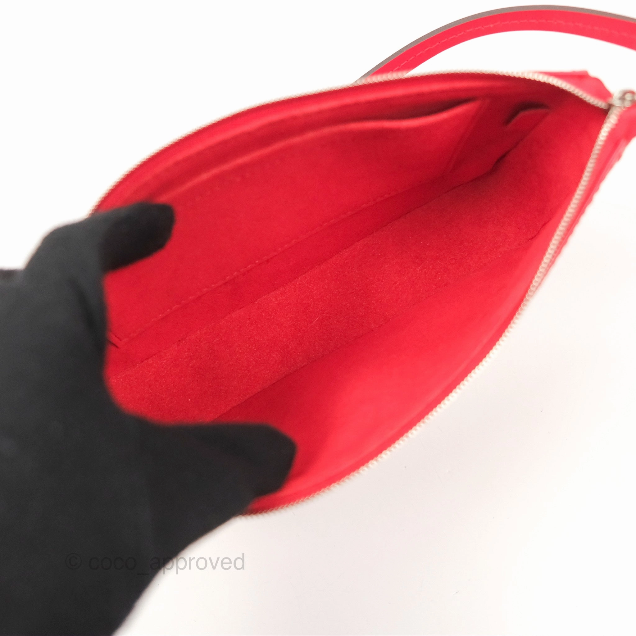 Louis Vuitton Epi Pochette Accessories NM Red